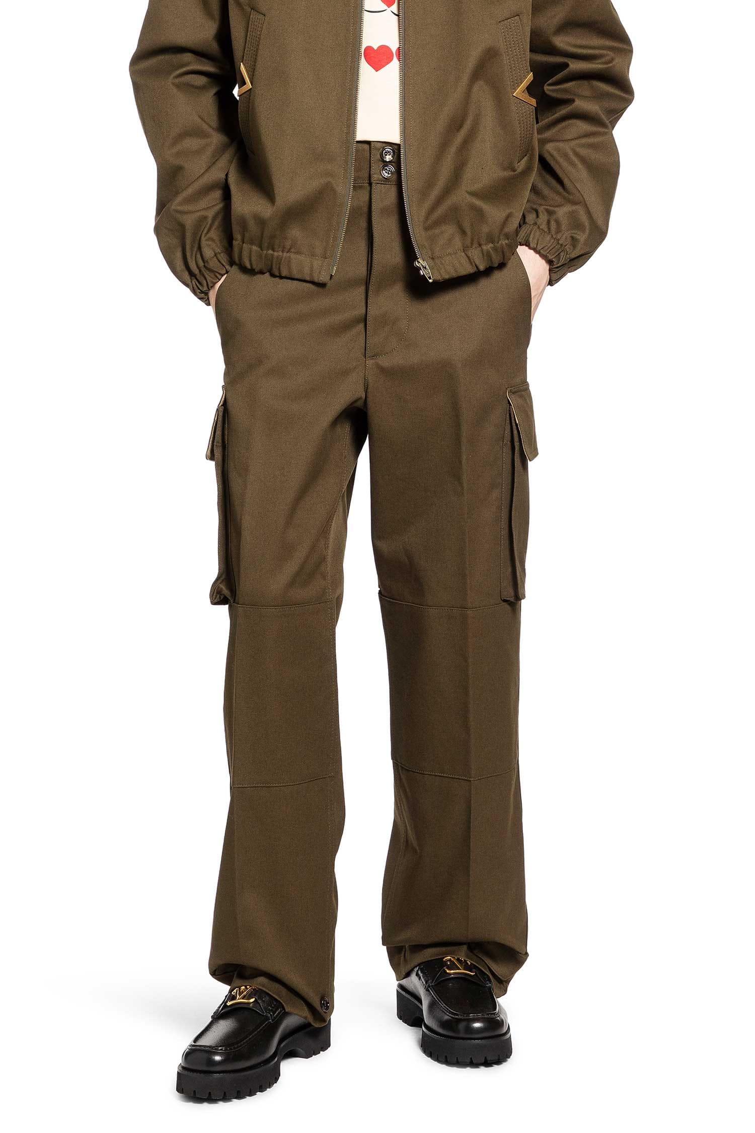Valentino Cargo Pants in Cotton Gabardine