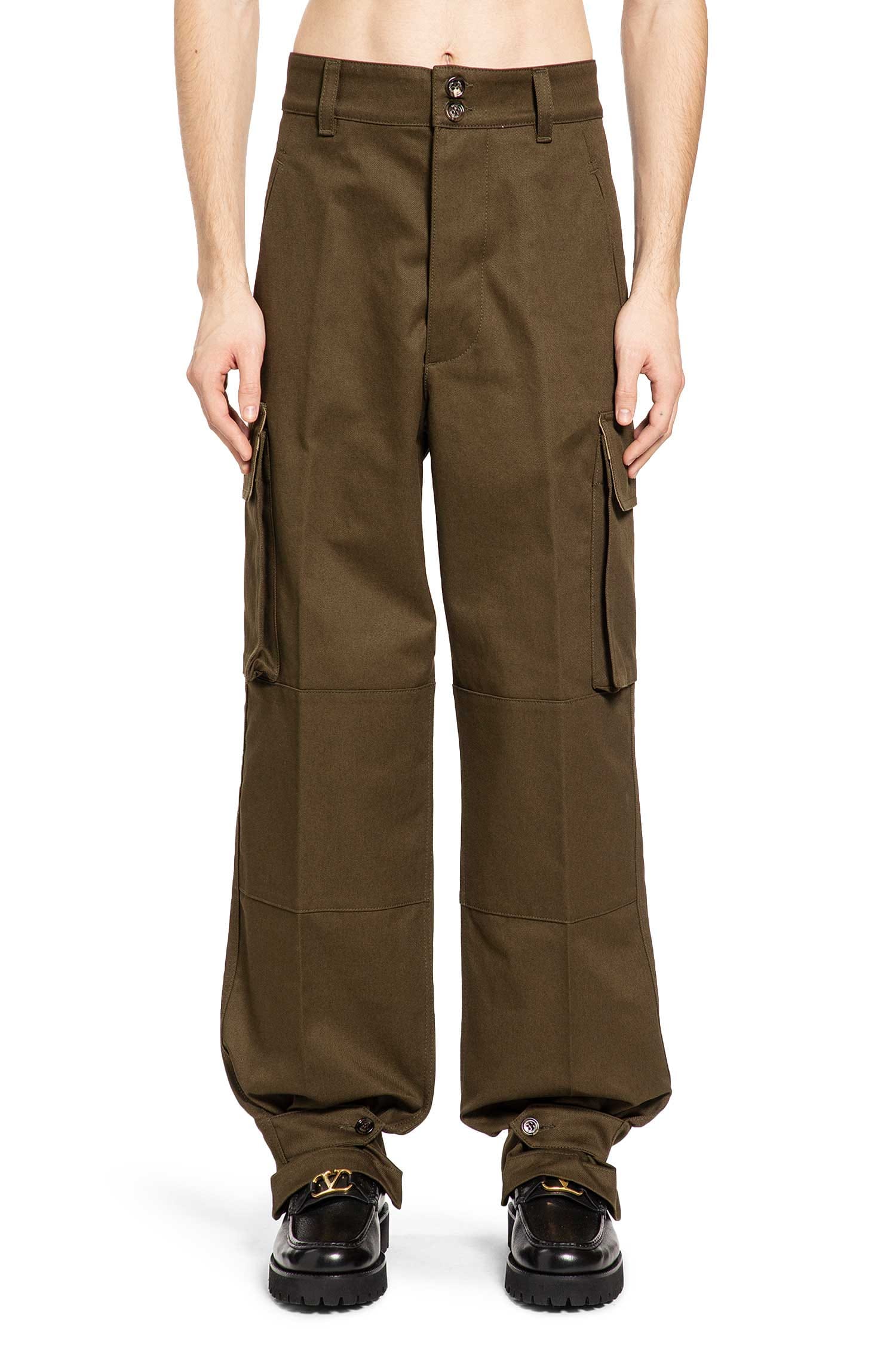 Valentino Cargo Pants in Cotton Gabardine