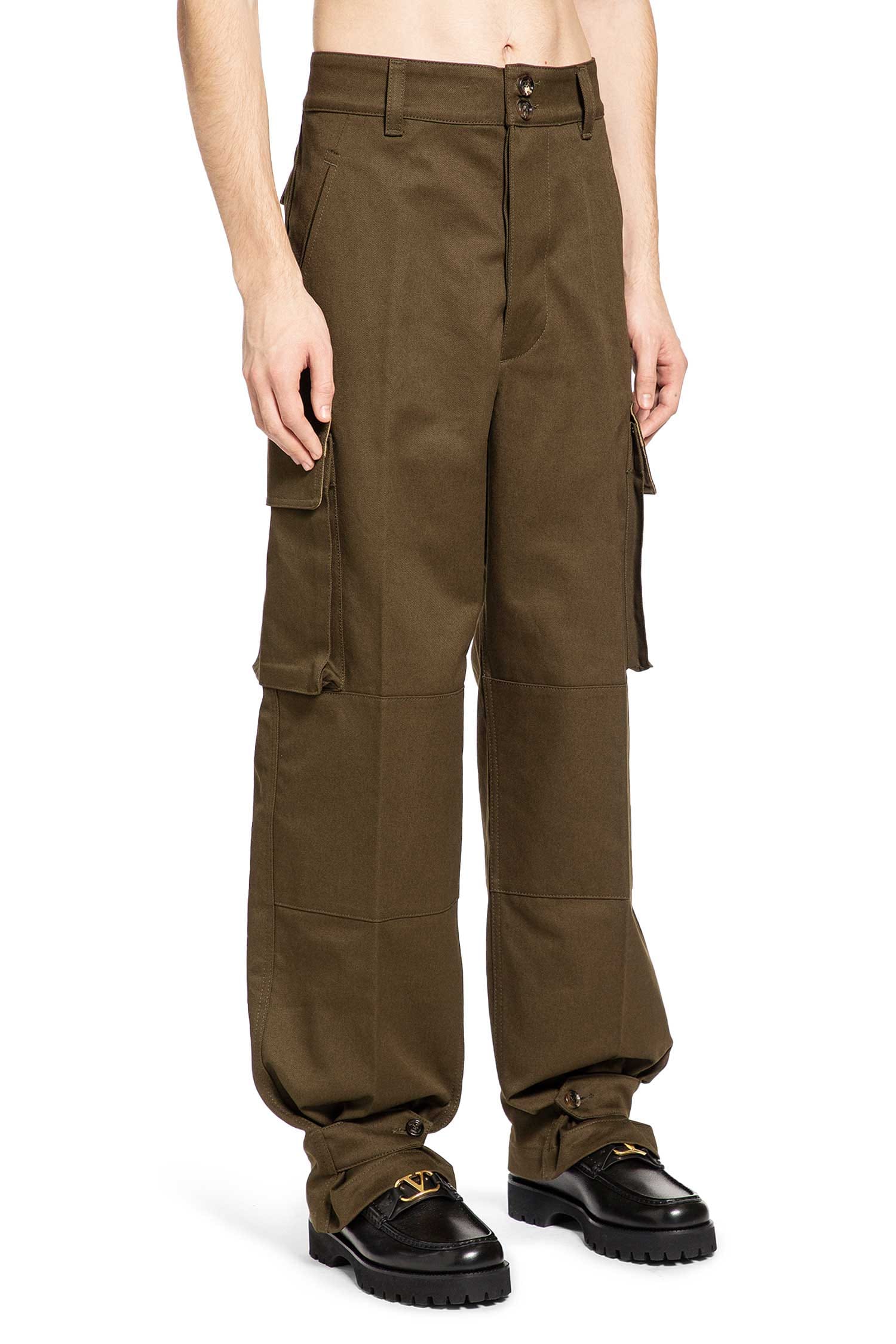 Valentino Cargo Pants in Cotton Gabardine