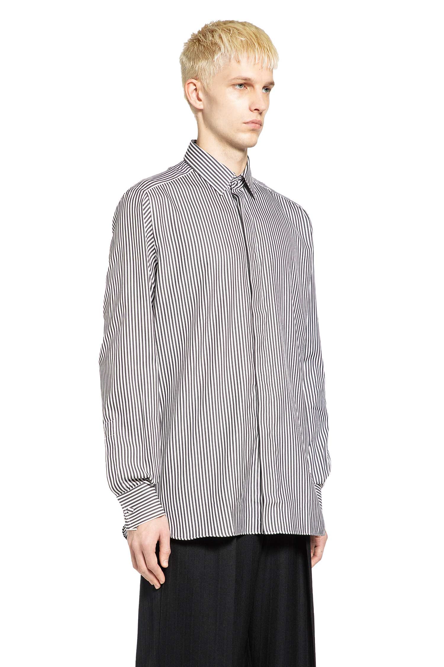 TOM FORD Silk Cotton Striped Classic Shirt