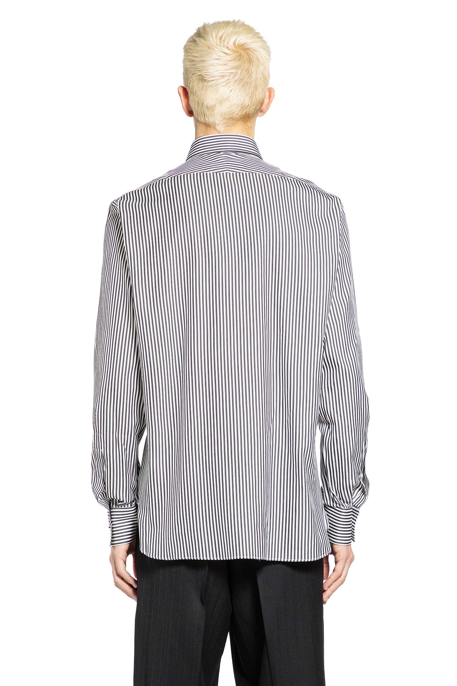TOM FORD Silk Cotton Striped Classic Shirt