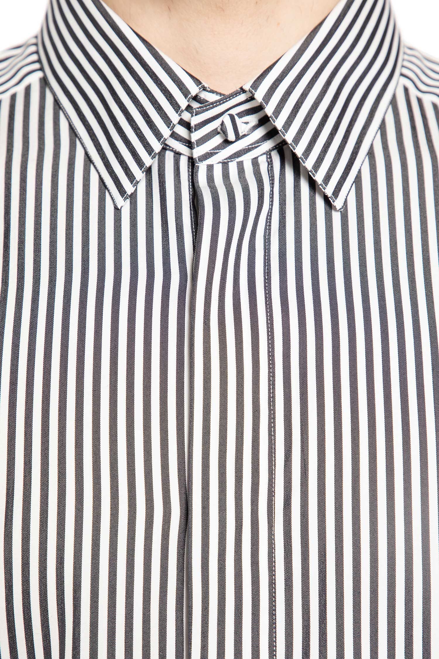 TOM FORD Silk Cotton Striped Classic Shirt