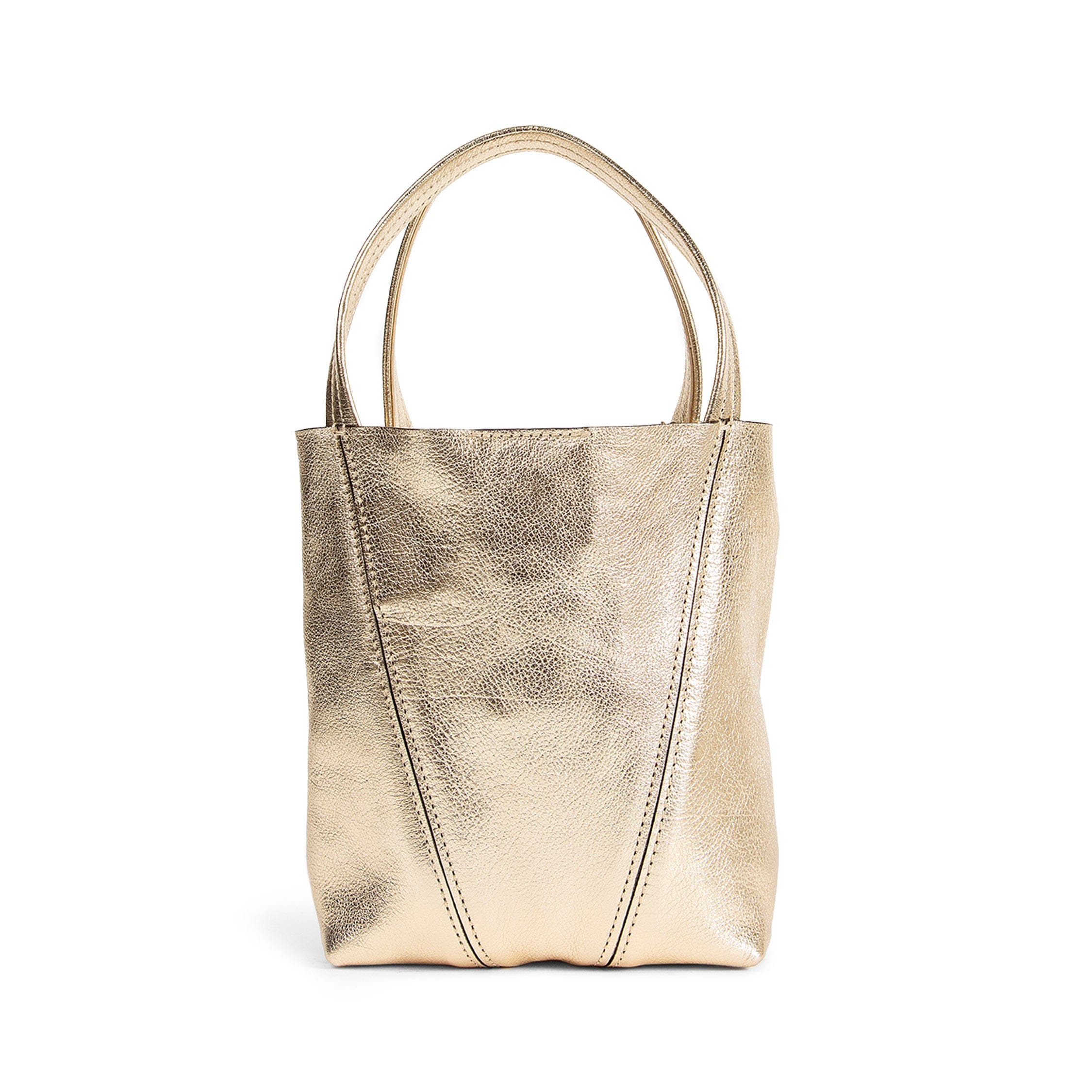 Chloe Small Spin Leather and Suede Shoulder Bag