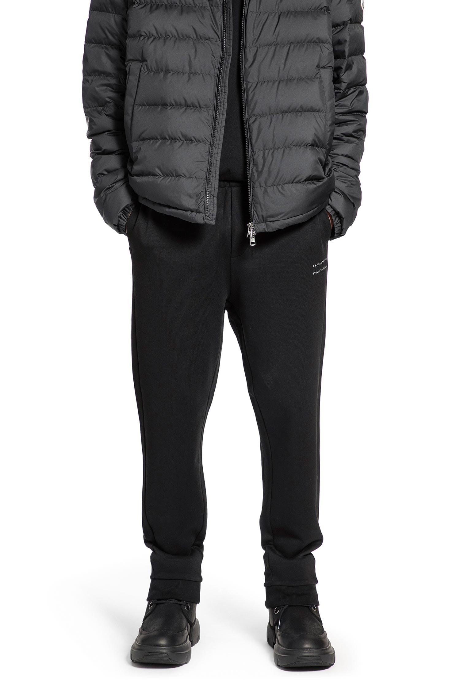 Moncler Logo Cotton Fleece Track Pants