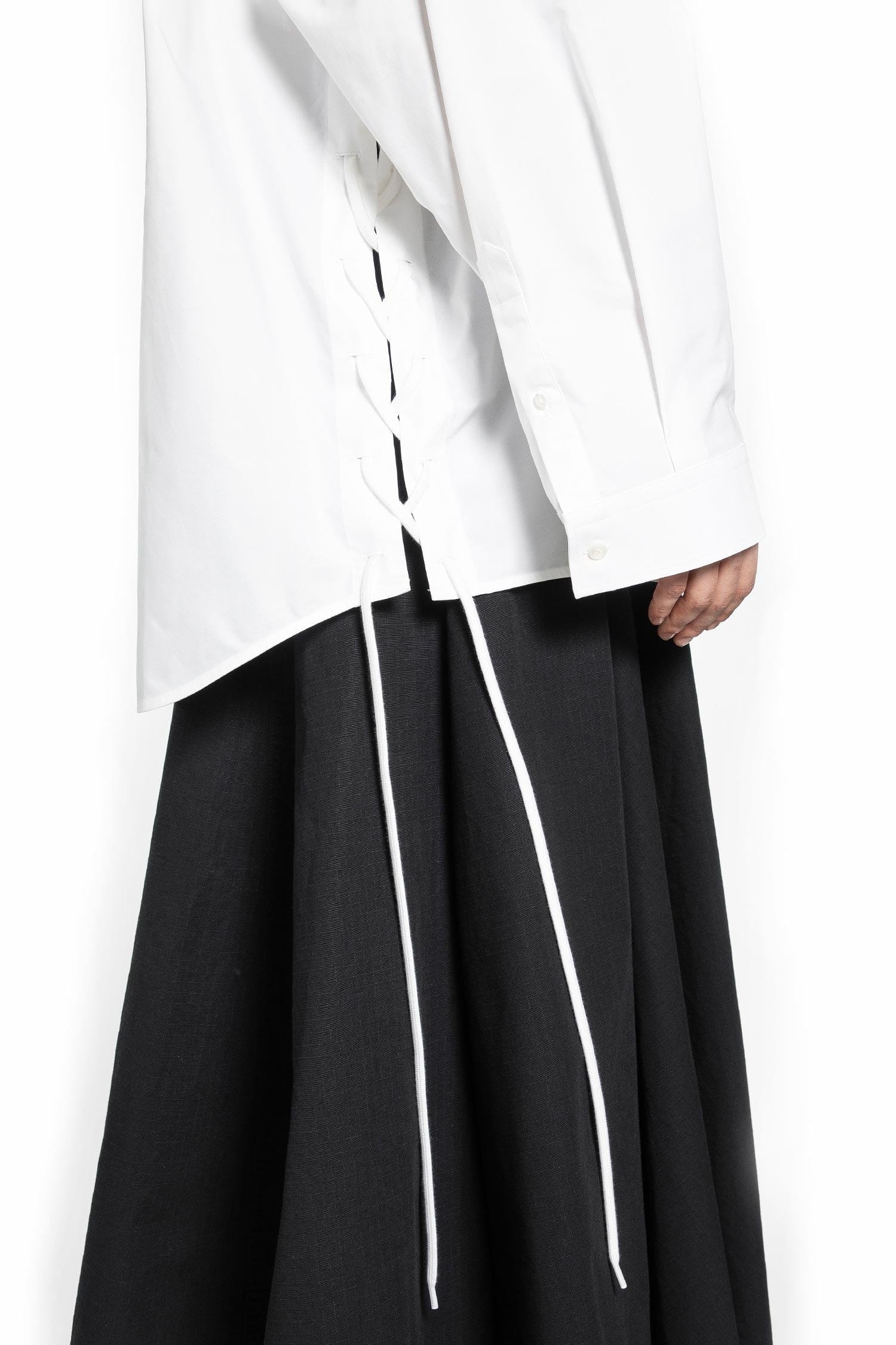 Balenciaga Lace-Up Shirt