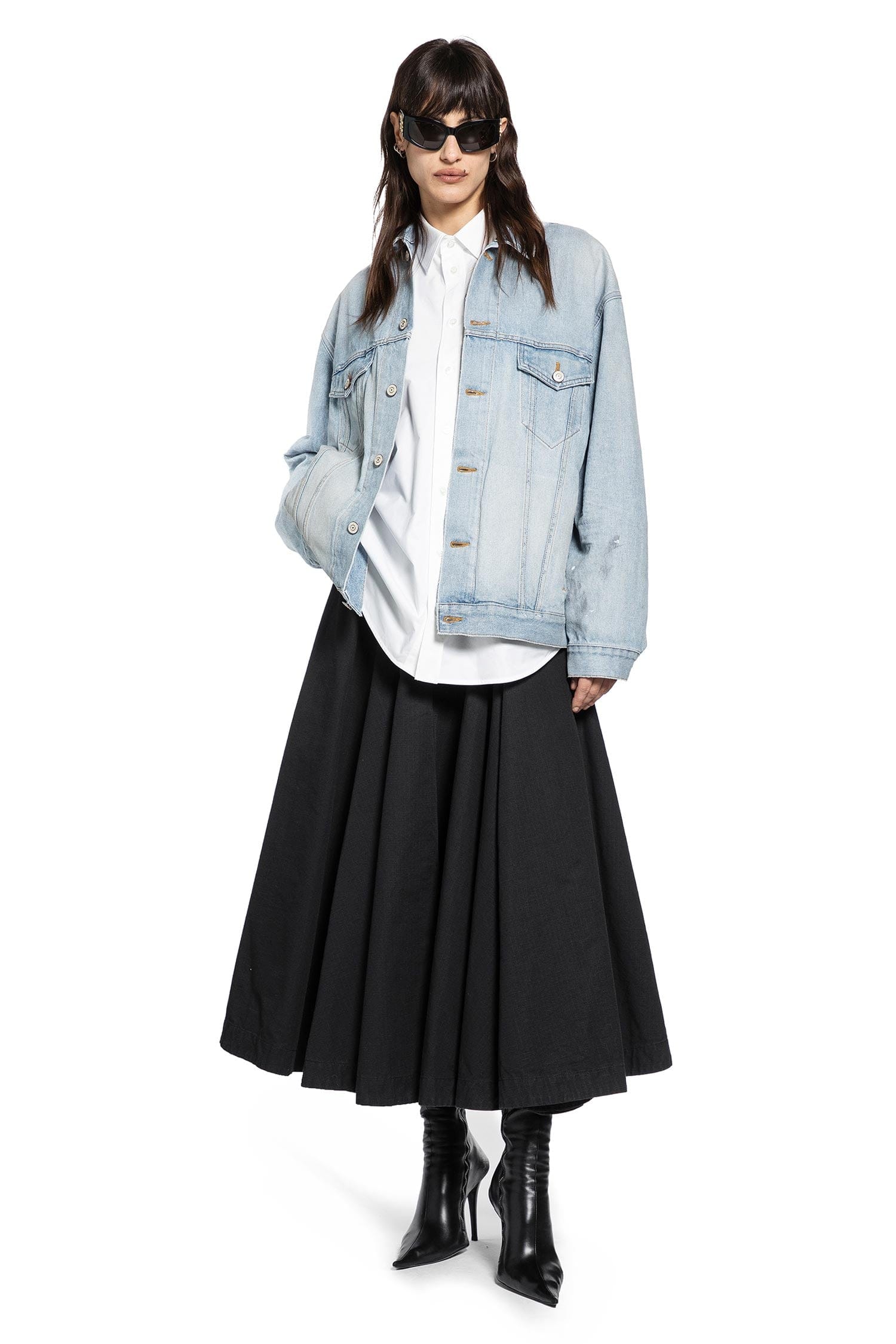 Balenciaga Lace-Up Shirt
