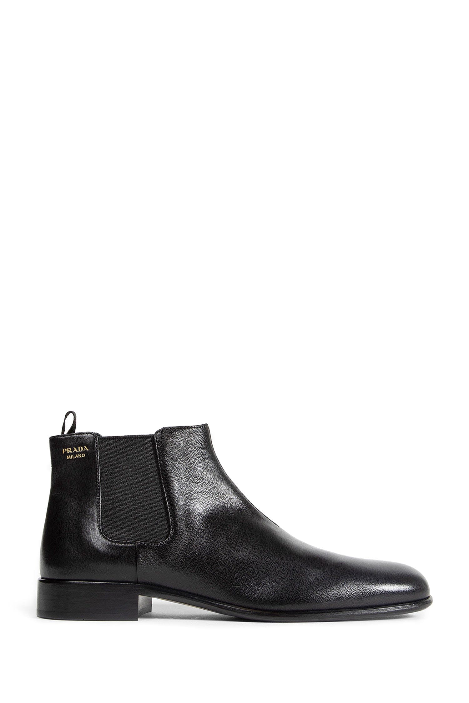 Prada Leather Ankle Boots