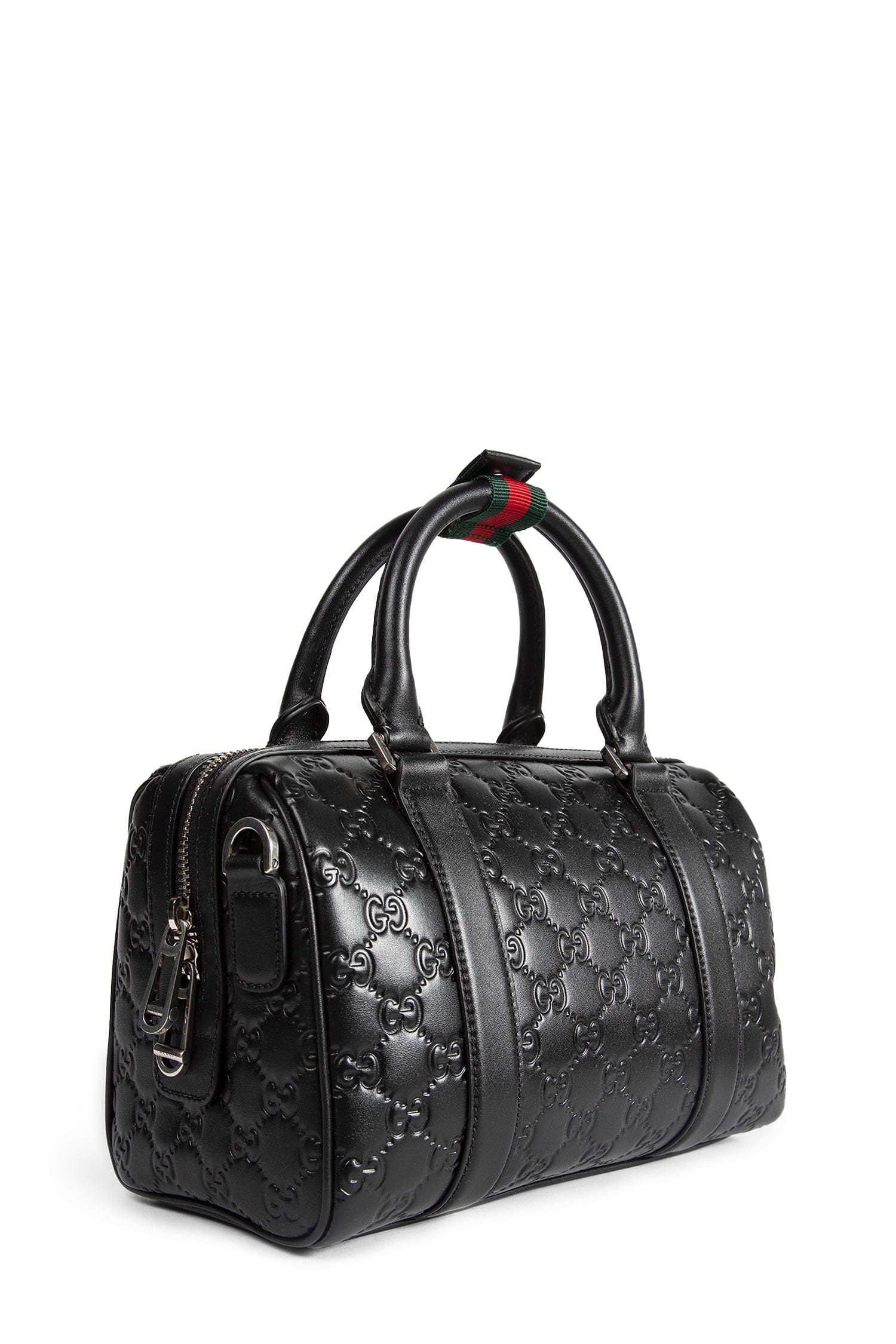 Gucci GG Emblem Small Leather Duffle Bag