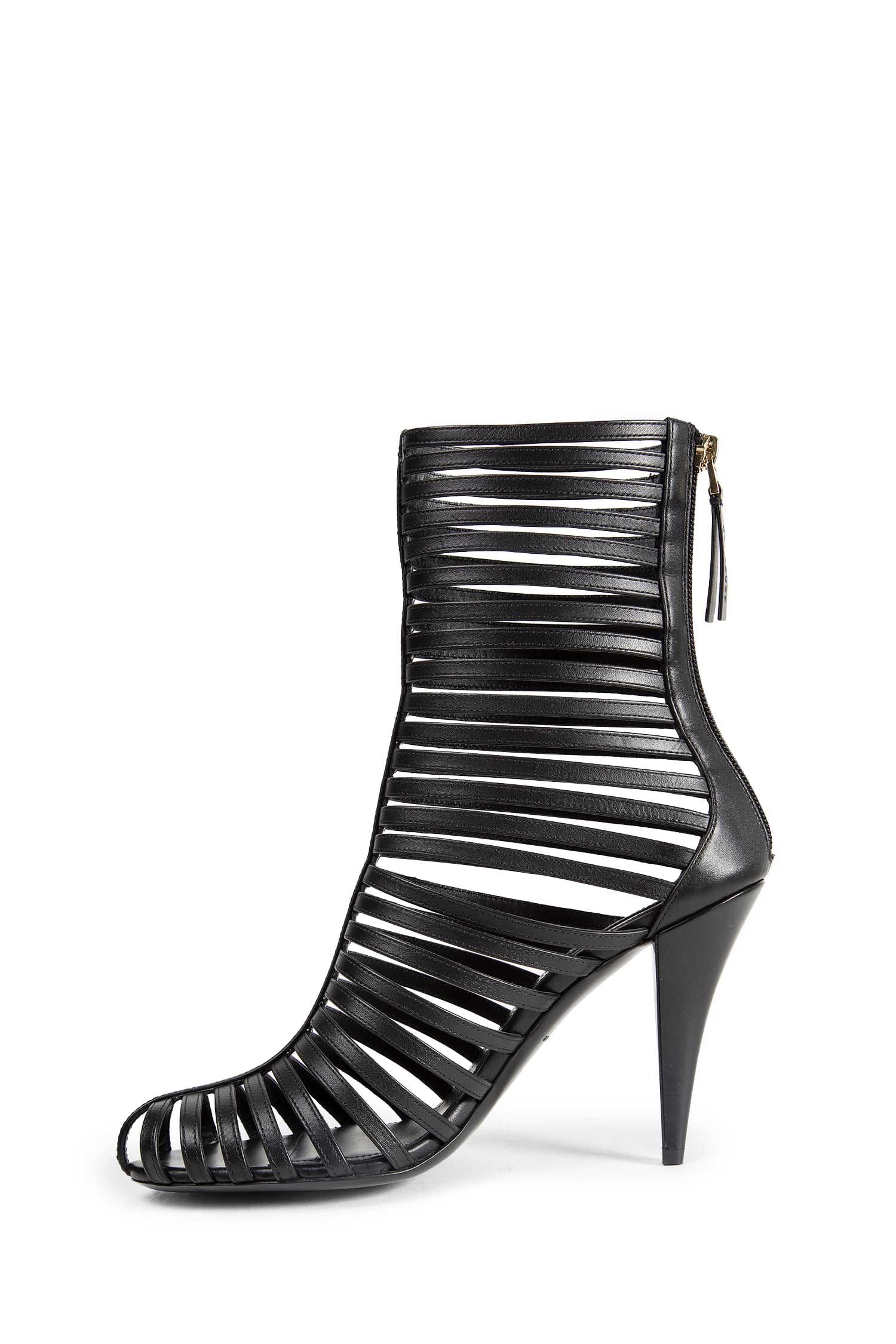 Givenchy Cage Leather Ankle Boots