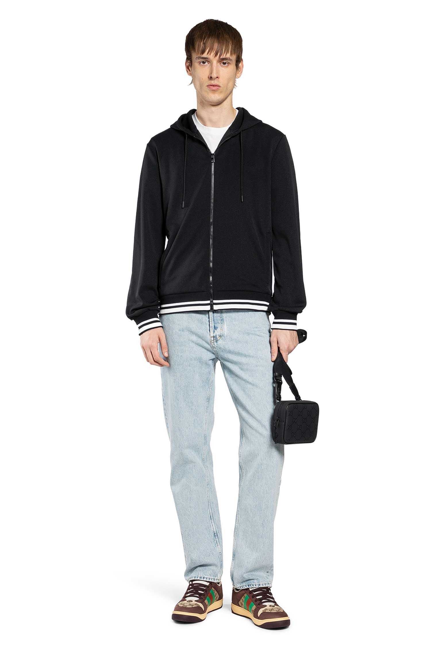 Gucci Technical Jersey Zip-Up hoodie