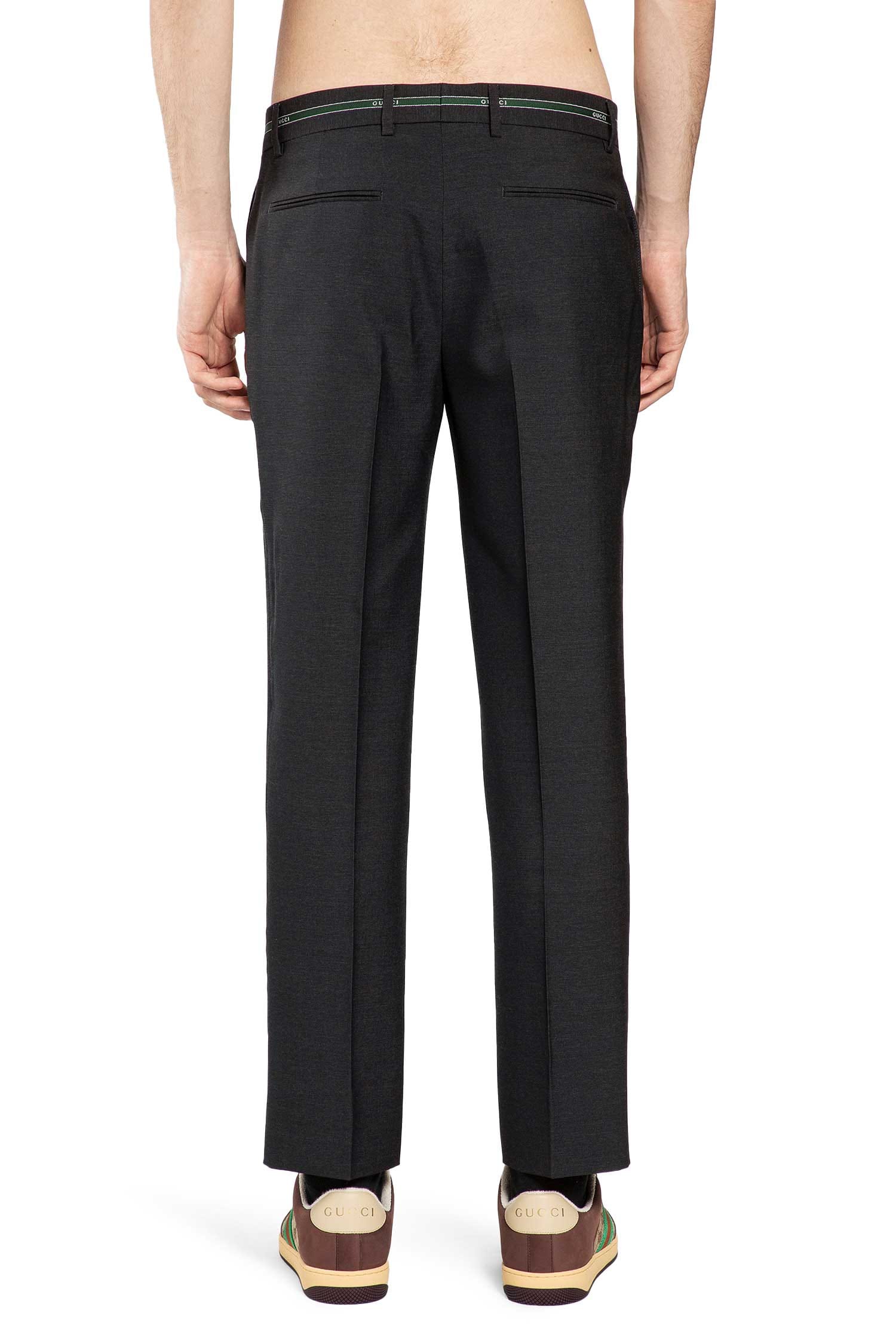 Gucci Wool Straight Leg Pants