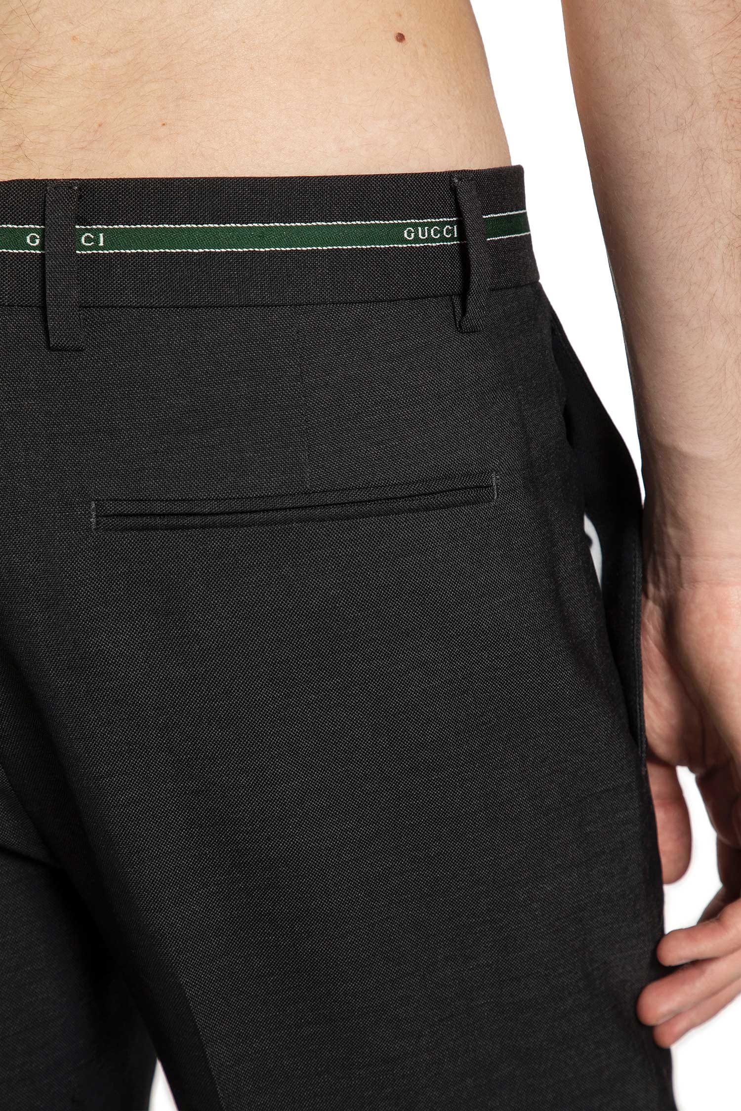 Gucci Wool Straight Leg Pants