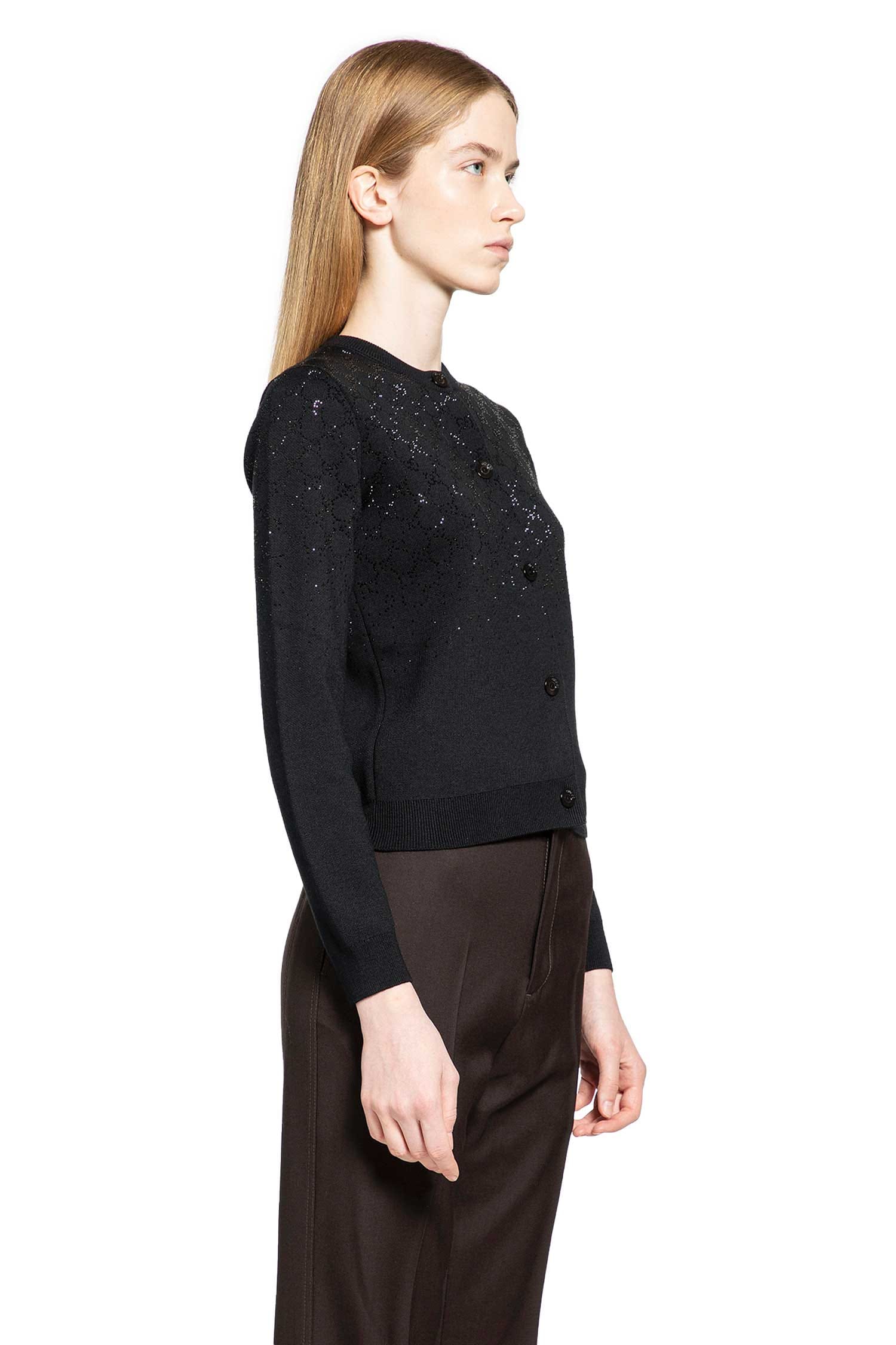 Gucci Gradient GG Crystal Cardigan