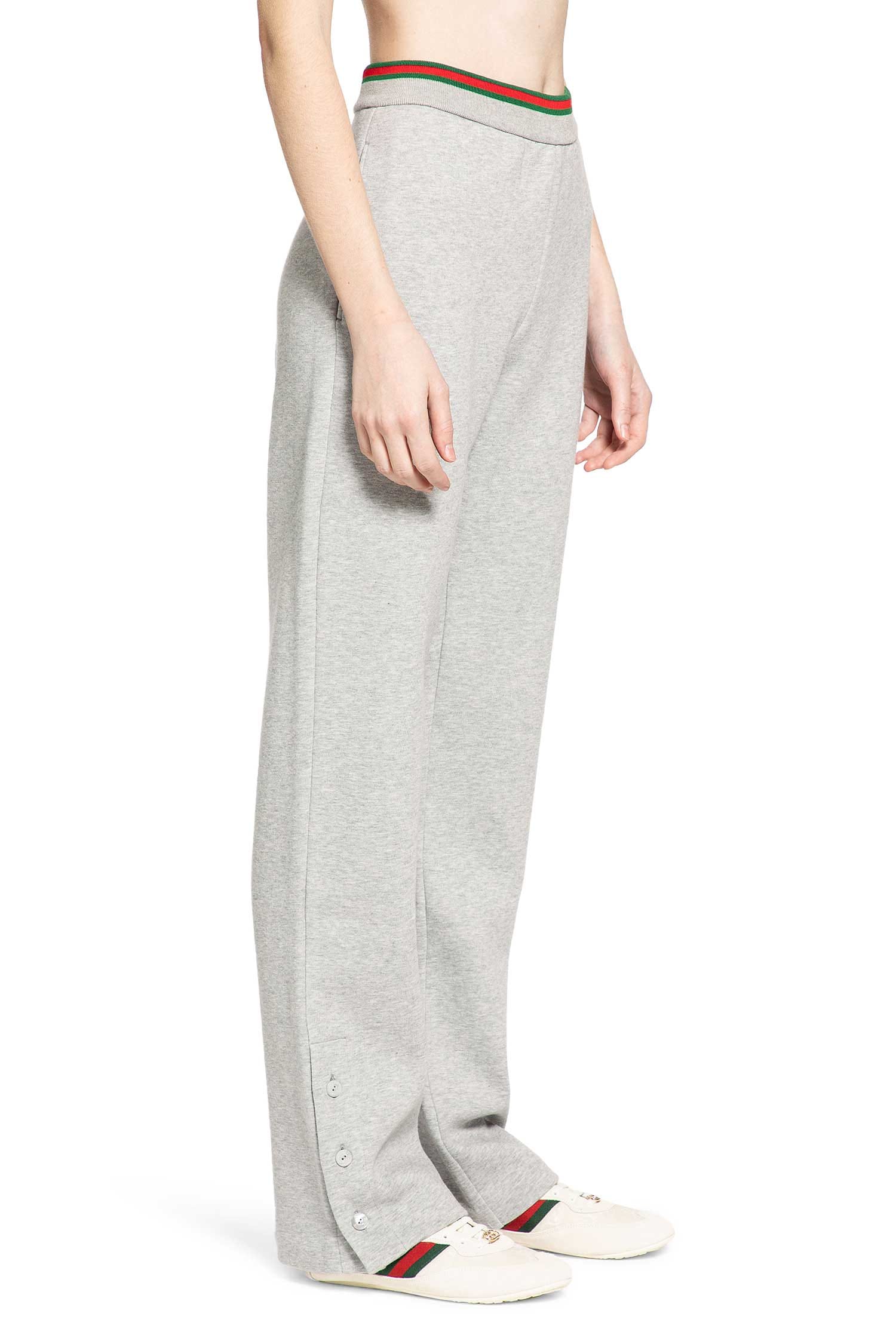 Gucci Cotton jersey leisure trousers with Web
