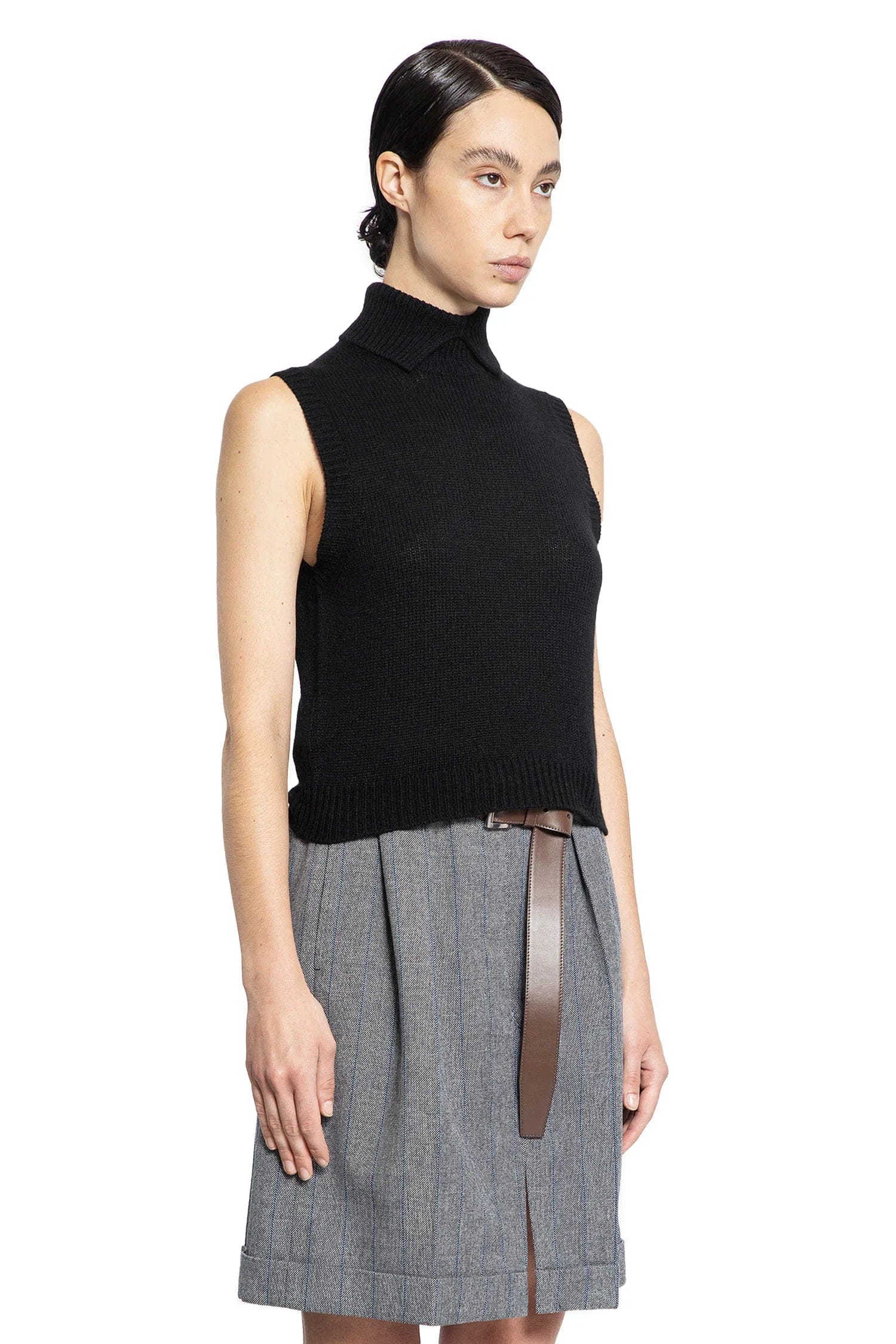Prada Cashmere turtleneck vest