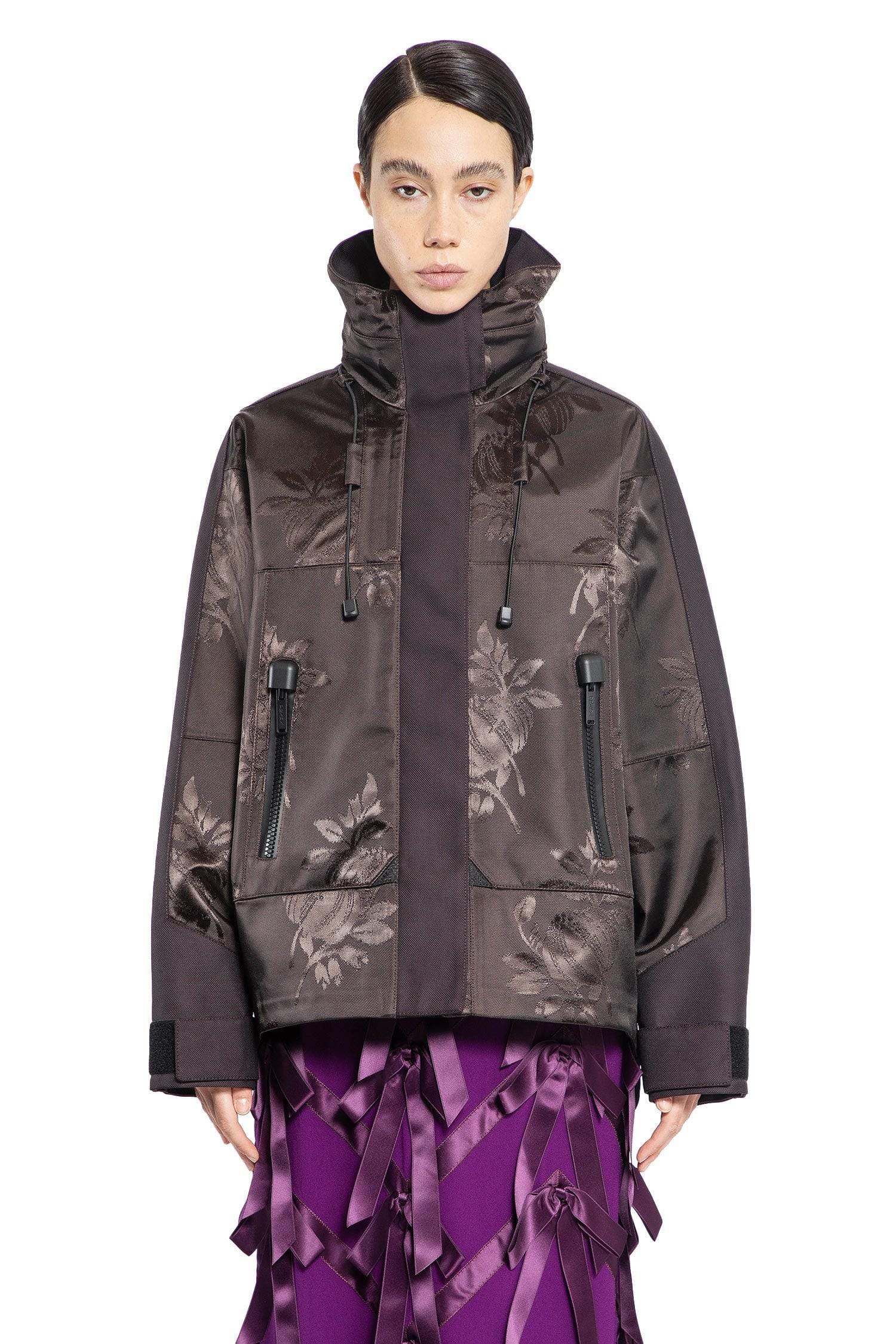 Prada Floral Jacquard Nylon Jacket