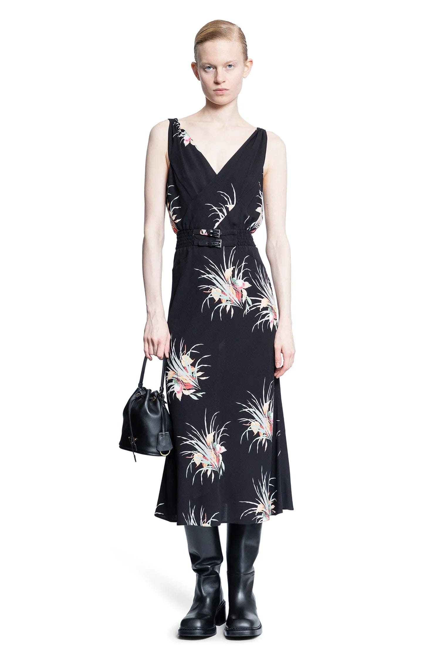 Prada Printed Sablé Dress