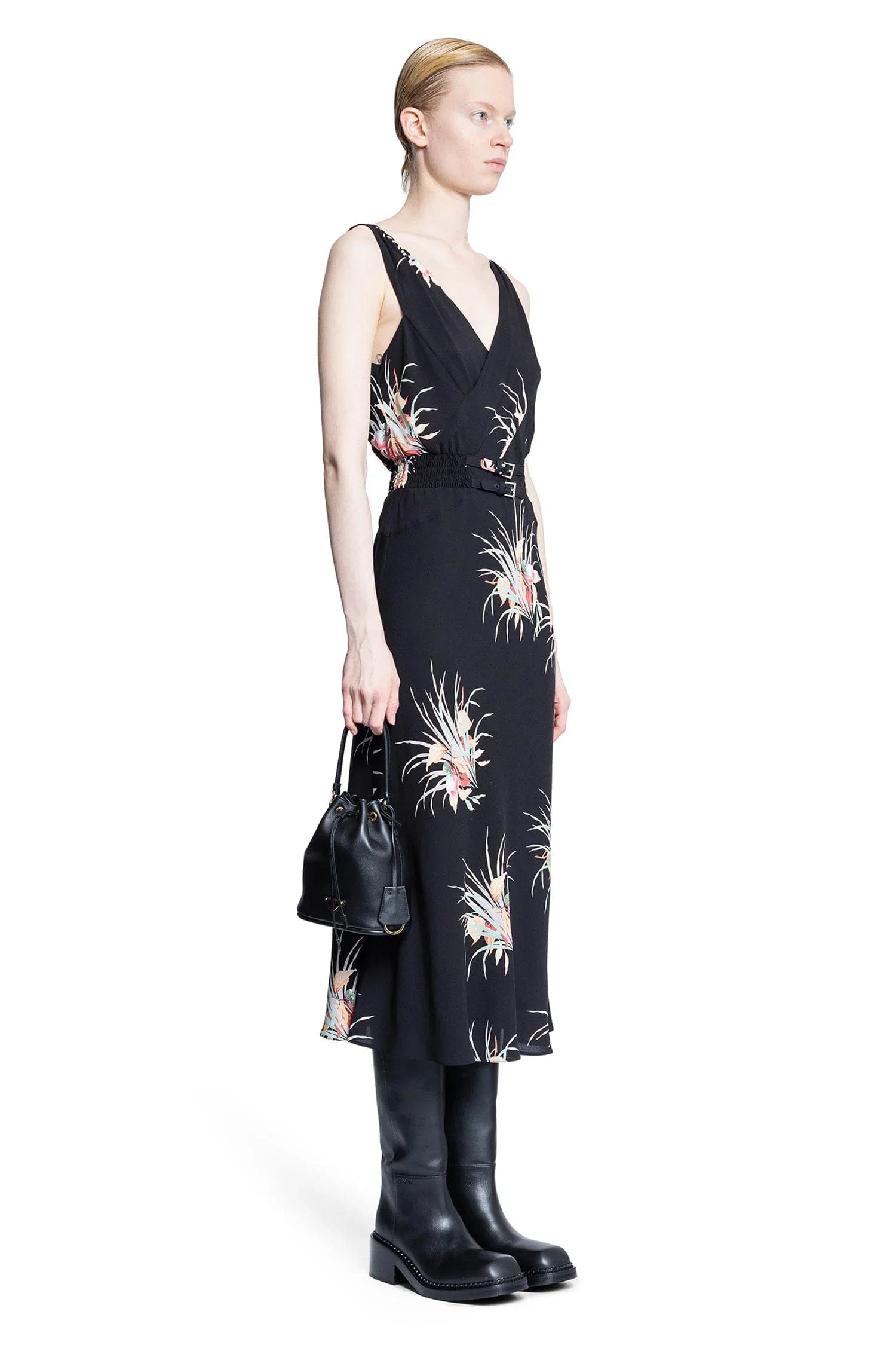 Prada Printed Sablé Dress