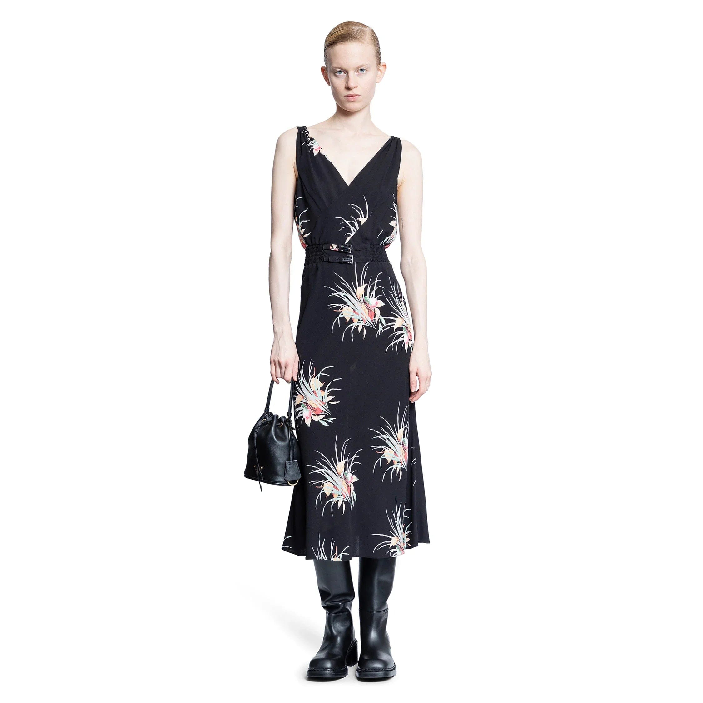 Prada Printed Sablé Dress