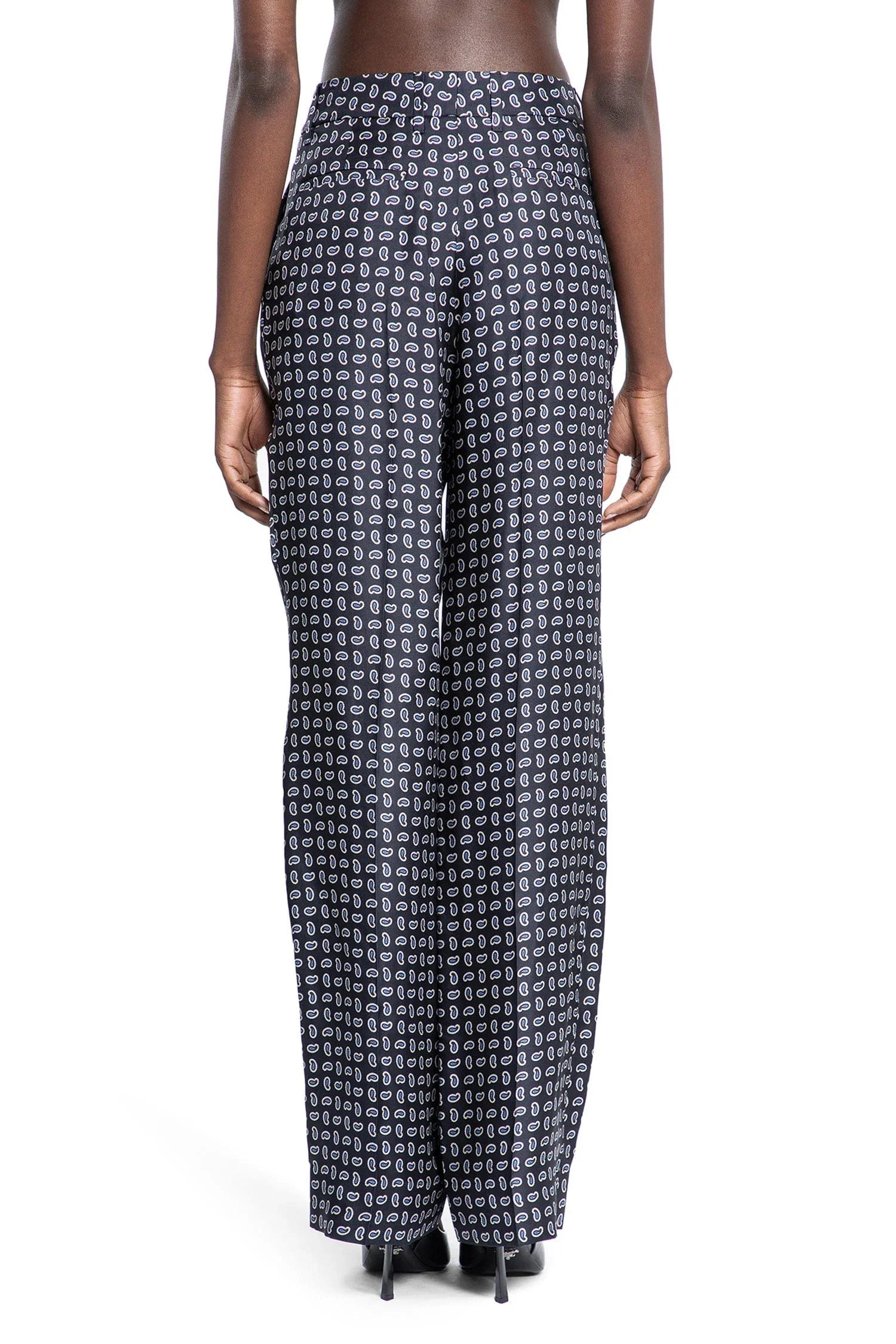 Prada Paisley silk trousers