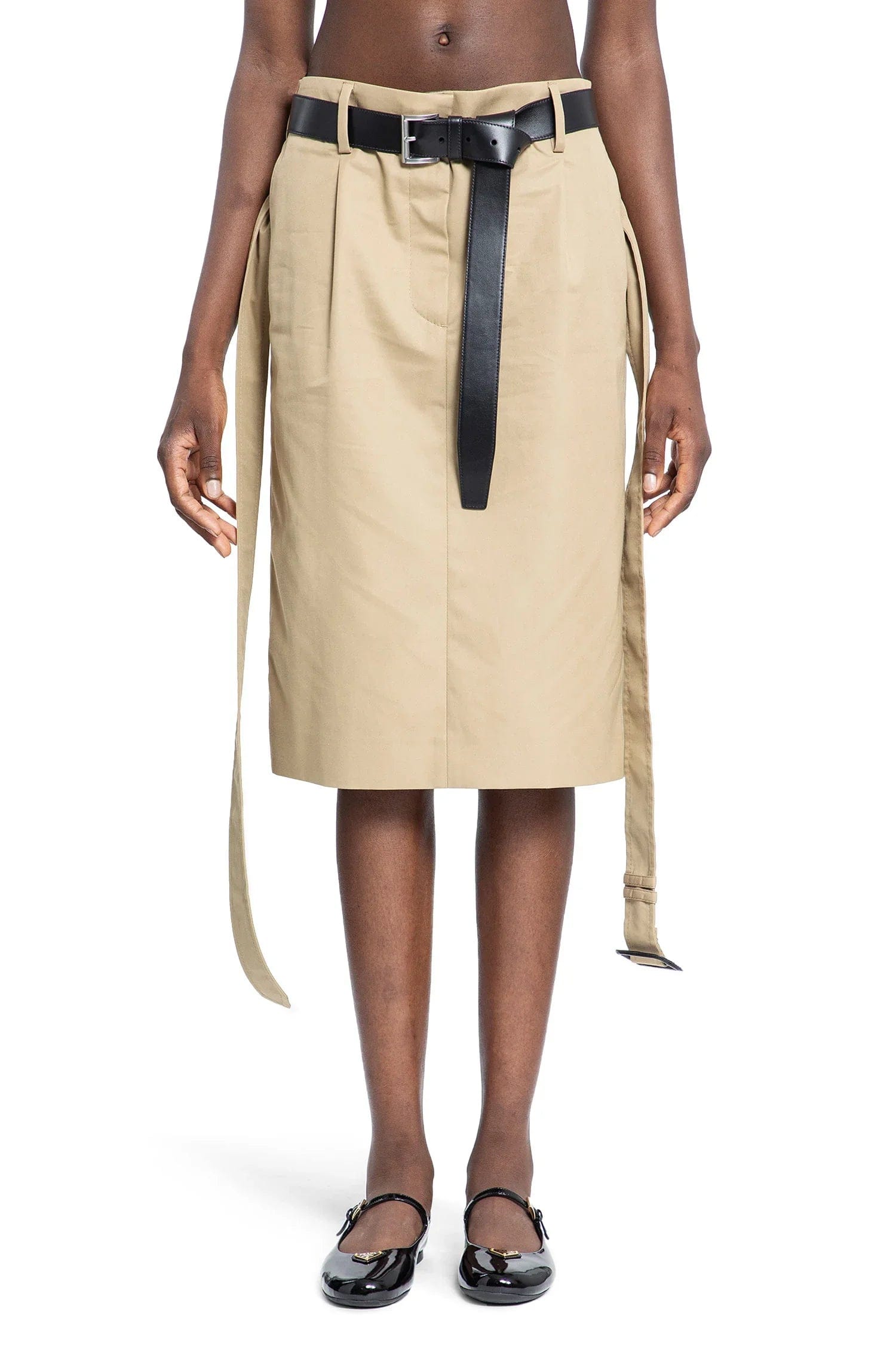 Prada Cotton twill skirt
