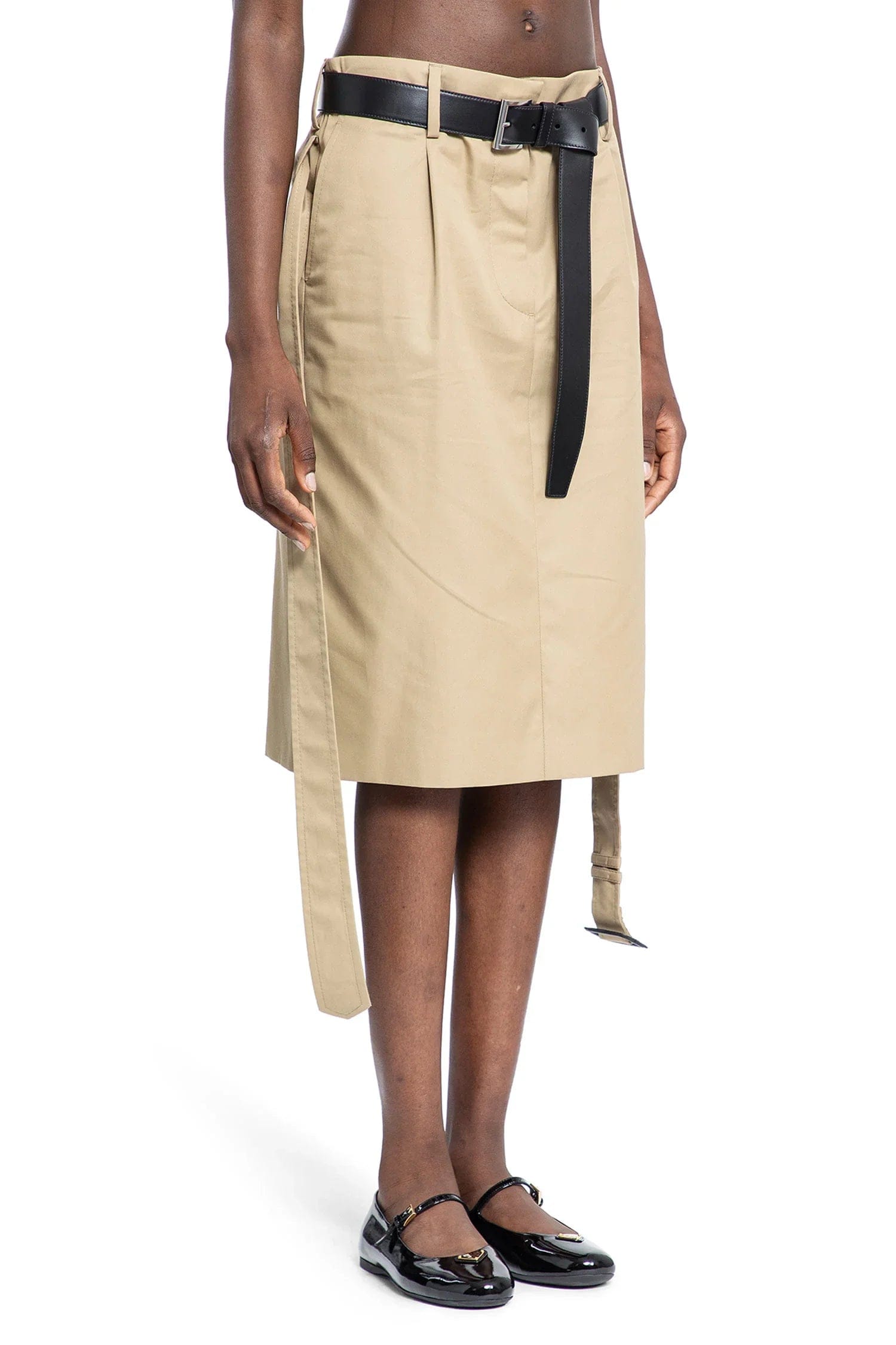 Prada Cotton twill skirt