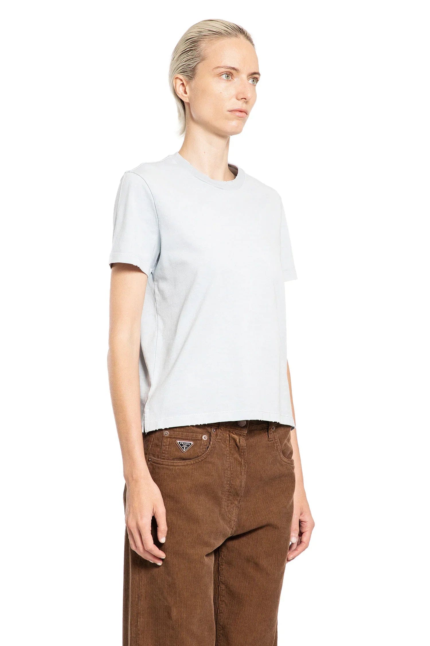 Prada Straight Fit Jersey T-Shirt