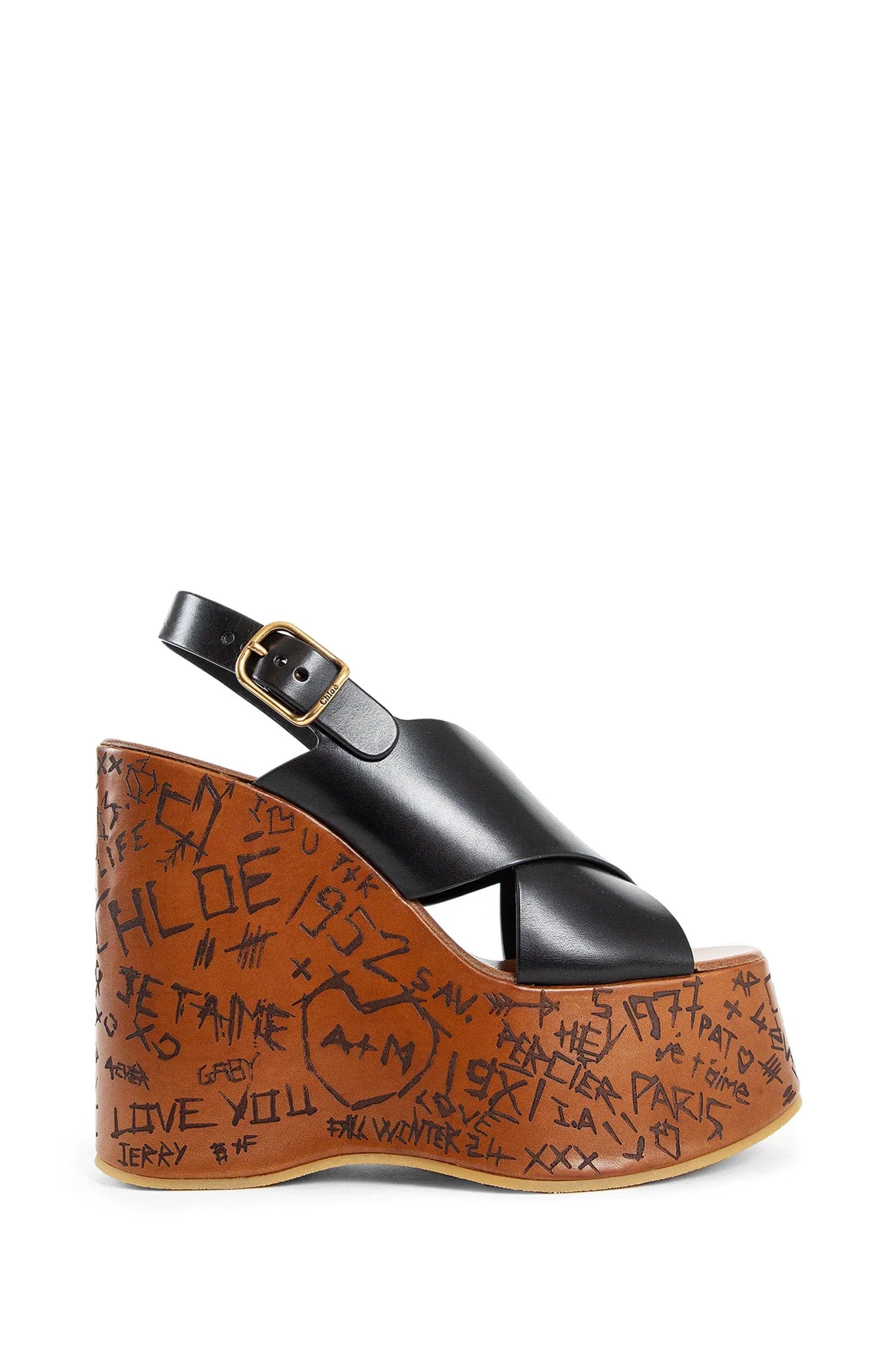 Chloe Maxime Wedge Sandals