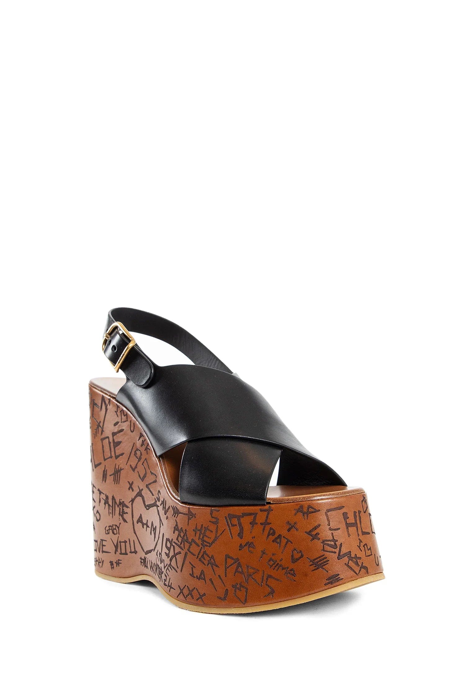 Chloe Maxime Wedge Sandals