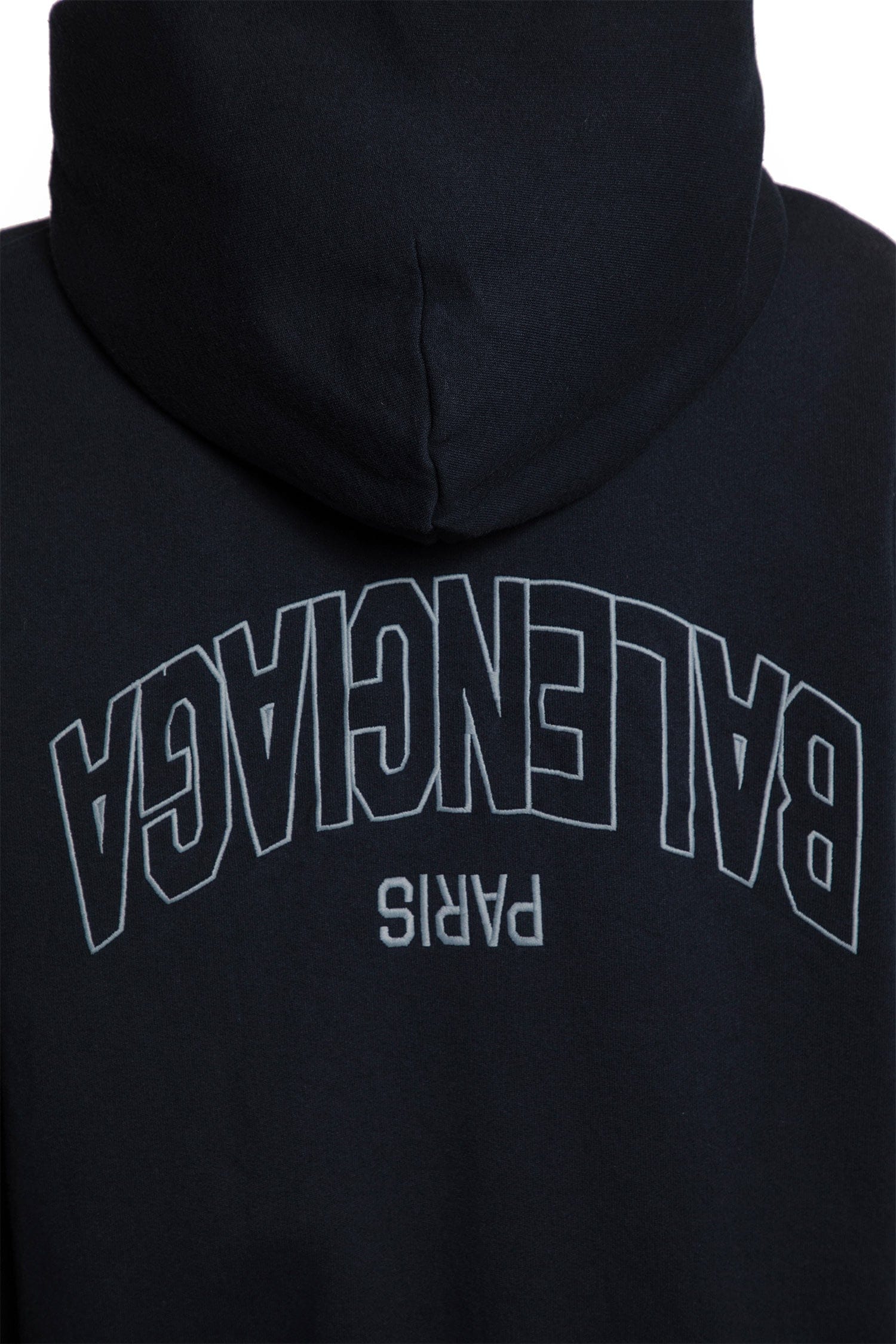 Balenciaga Flipped Uni Zip-Up Hoodie Regular Fit