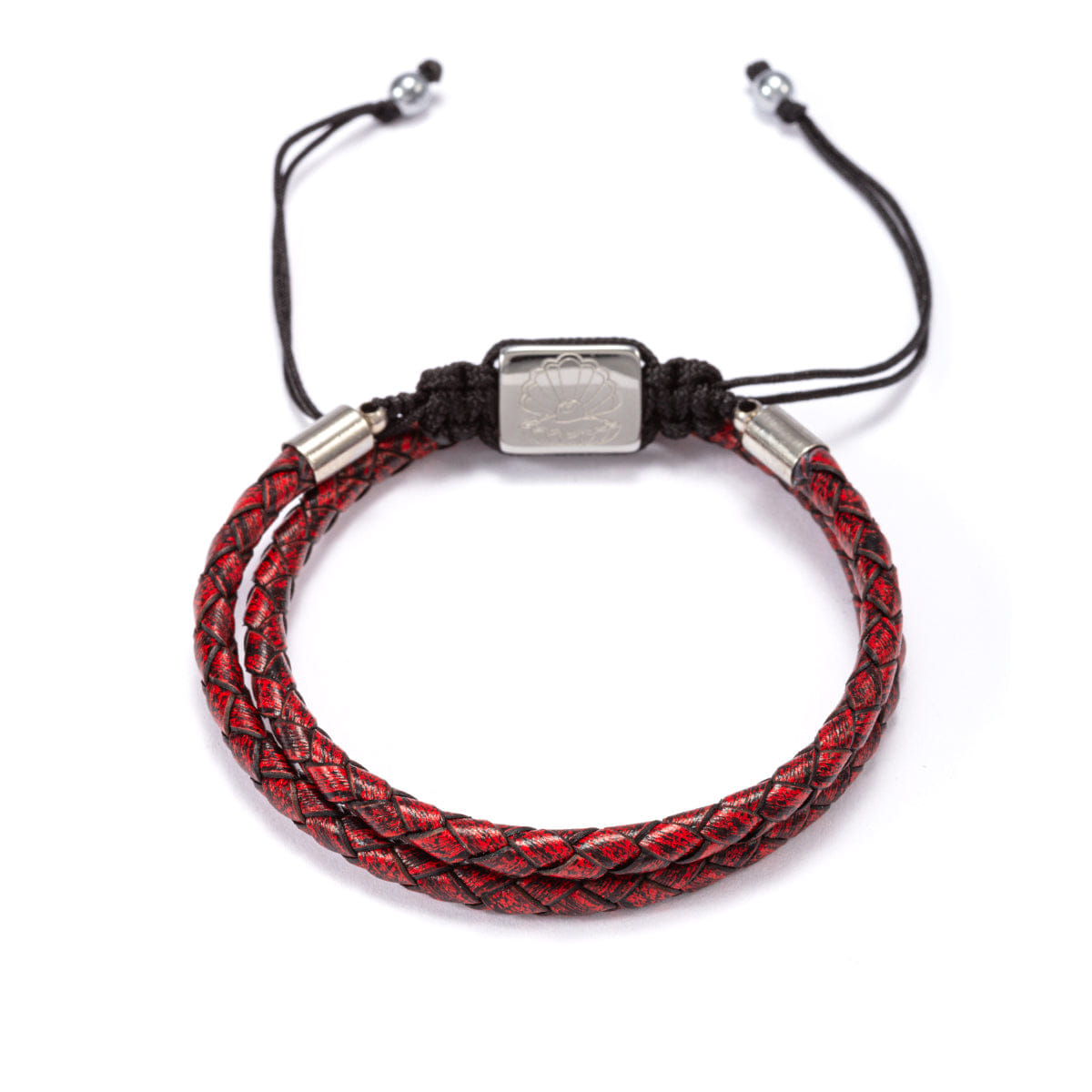 Perle Fini Oleath Wrap Bracelet Burgundy