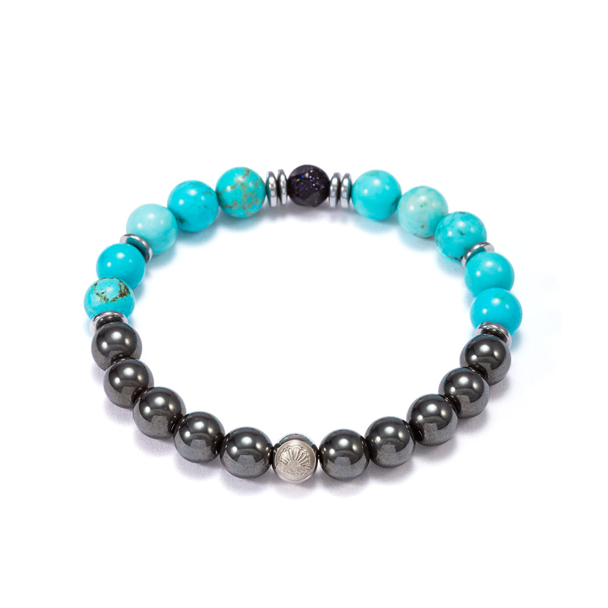 Perle Fini El Bead Multi Bracelet Blue