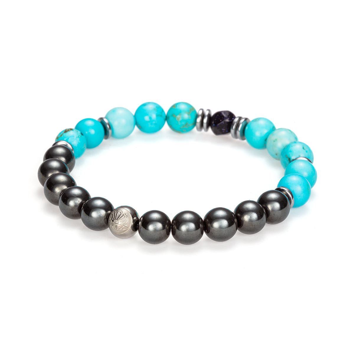 Perle Fini El Bead Multi Bracelet Blue