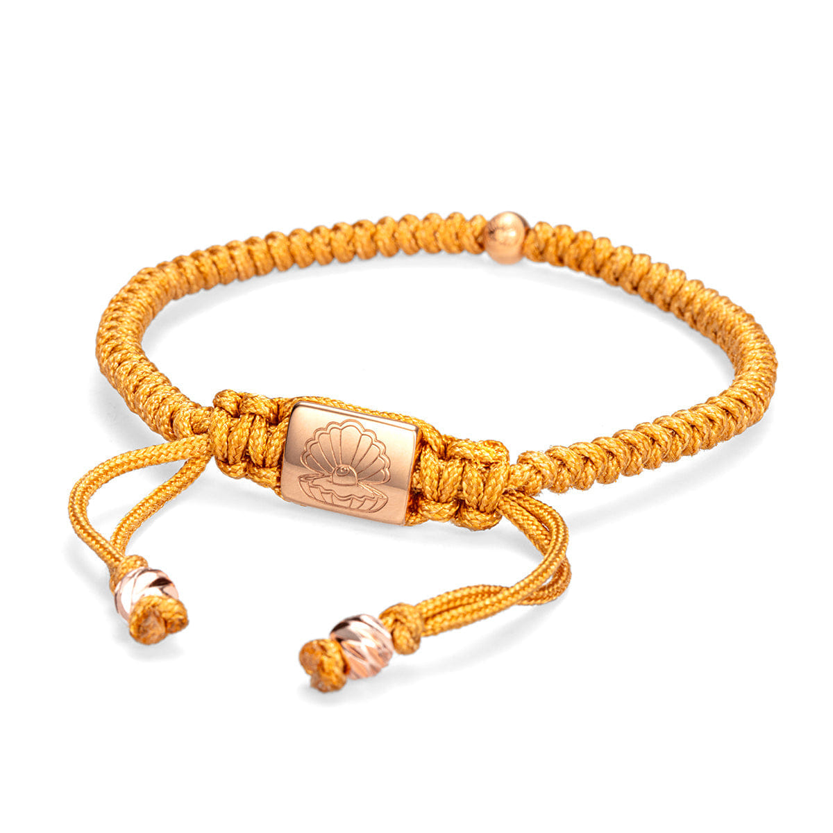 Perle Fini Ro Weave Bracelet Beige