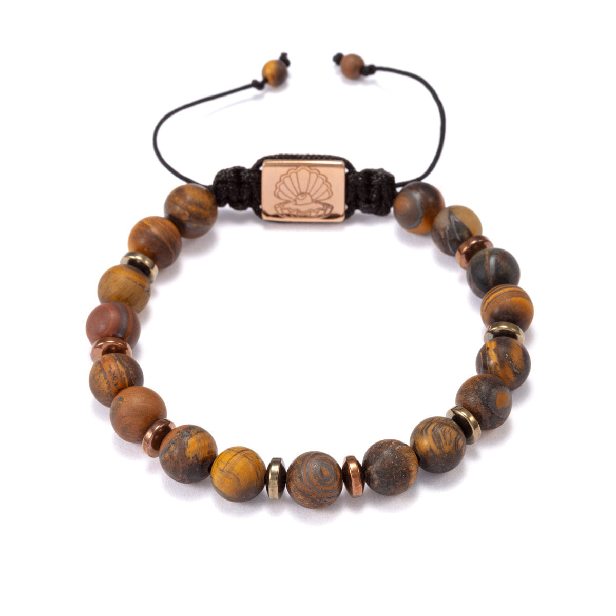 Perle Fini Bead Bracelet Brown