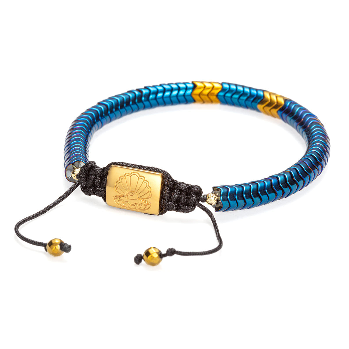 Perle Fini Flaweave Bracelet Blue