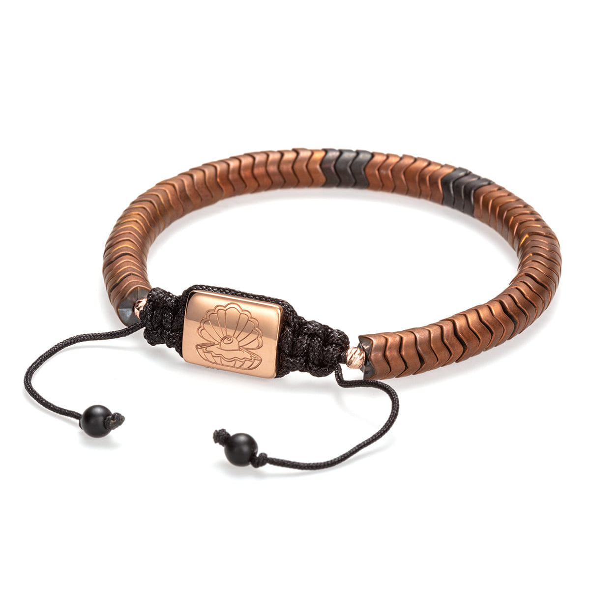 Perle Fini Flaweave Bracelet Brown