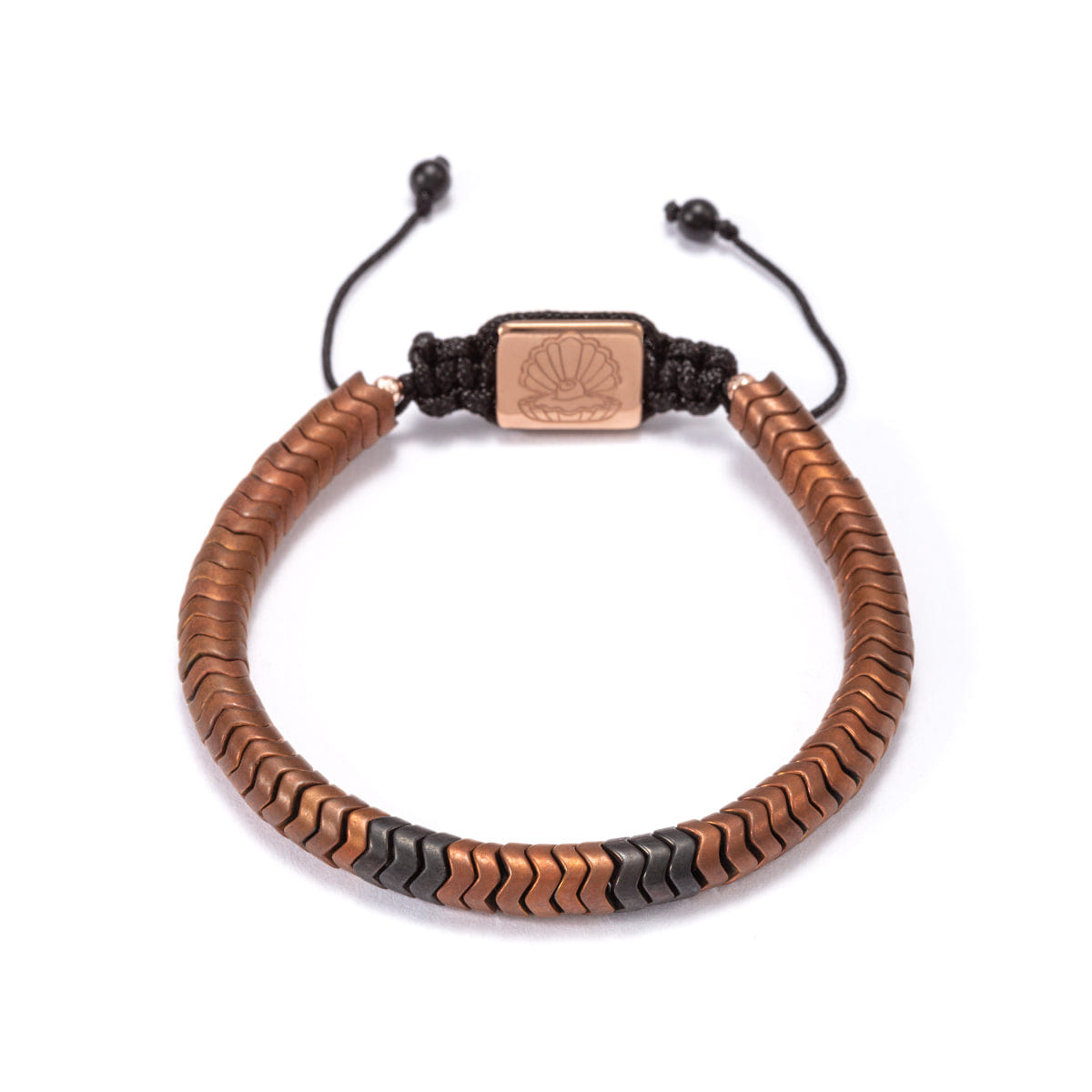 Perle Fini Flaweave Bracelet Brown