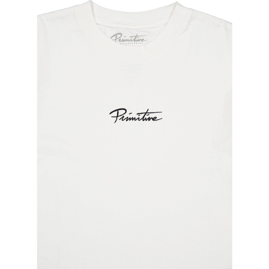 Primitive Skateboarding Mini Nuevo Wh Tee White
