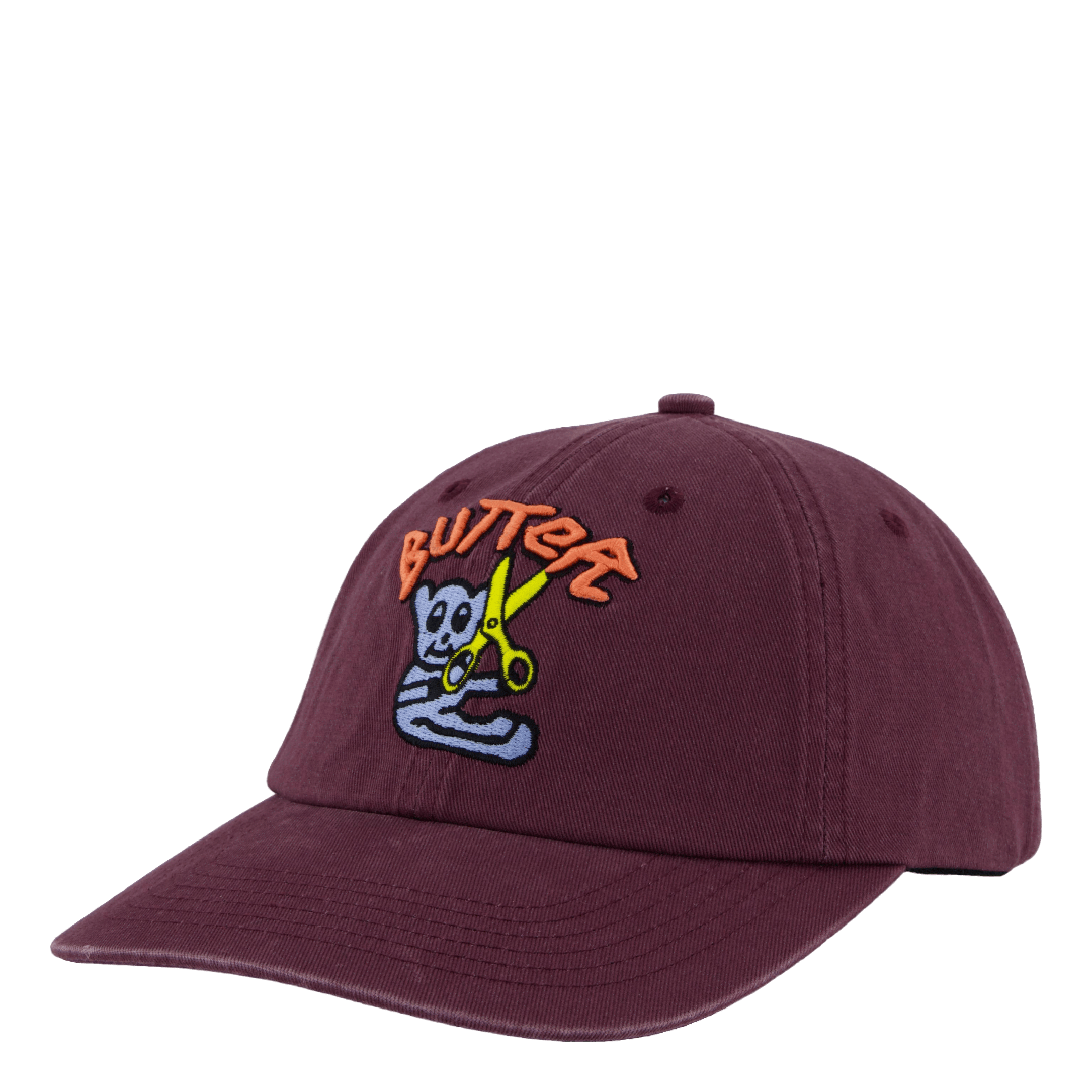 Butter Goods Bear 6 Panel Cap Wine