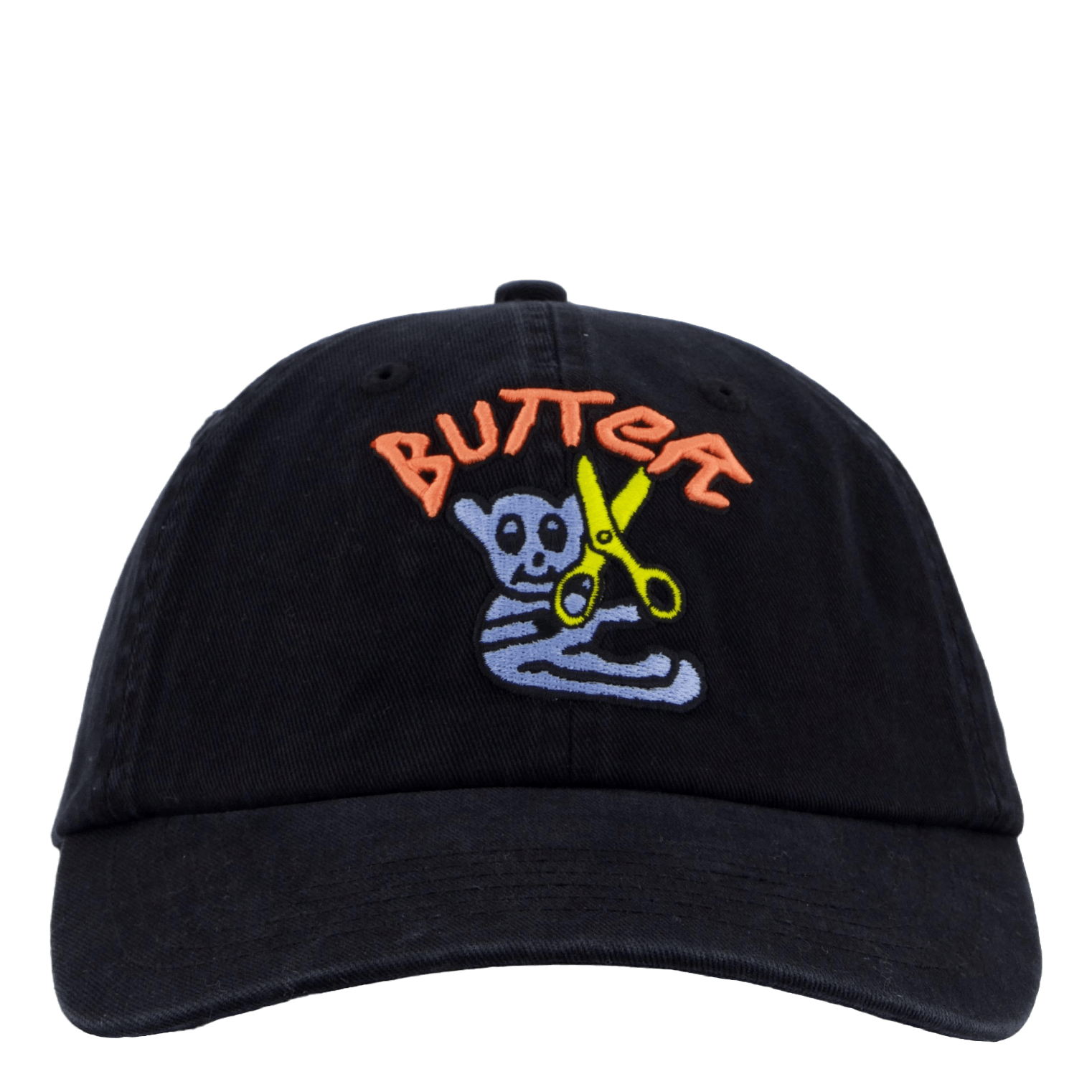 Butter Goods Bear 6 Panel Cap Black