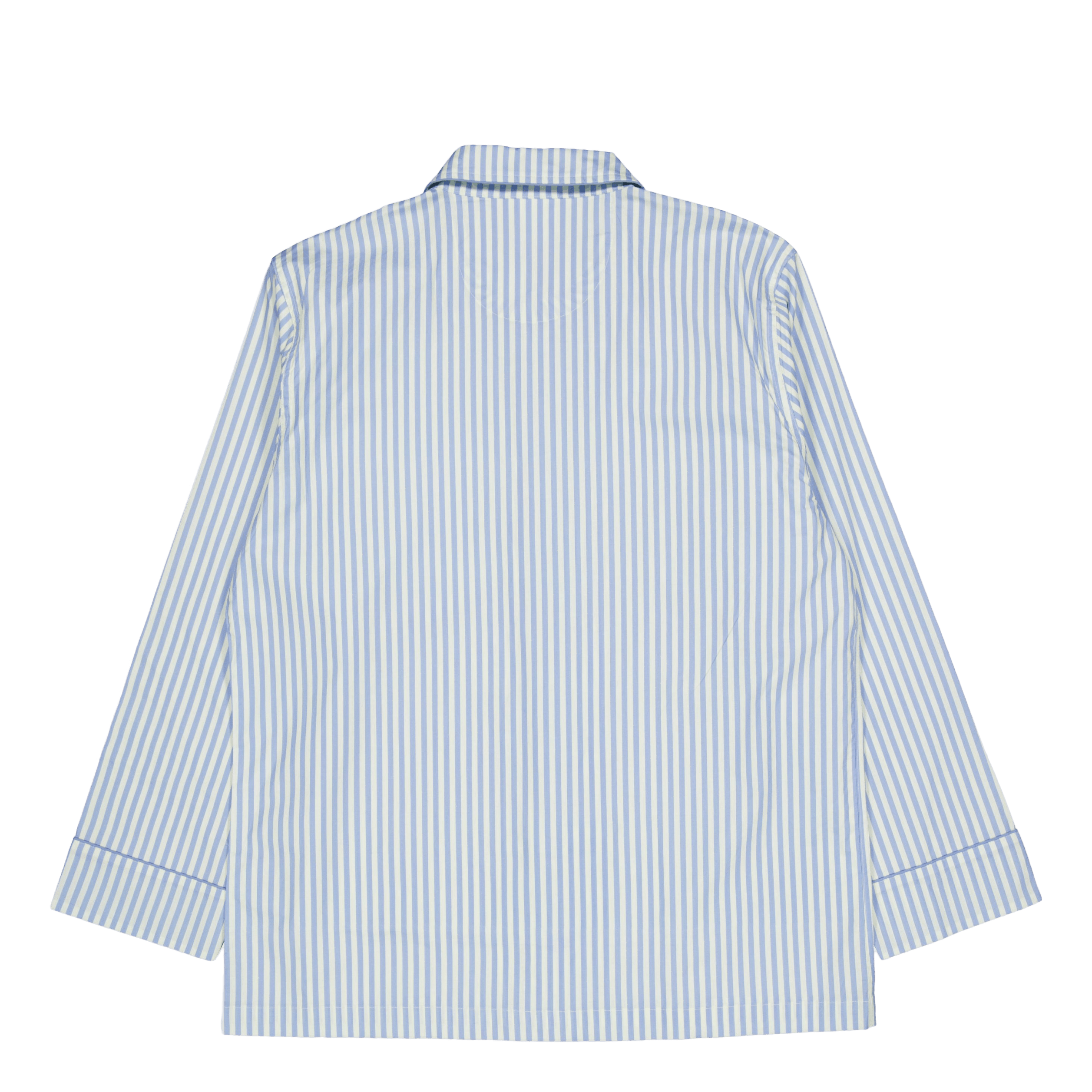 Pockies Ice Blue Striped Pyjama Shirt Blue