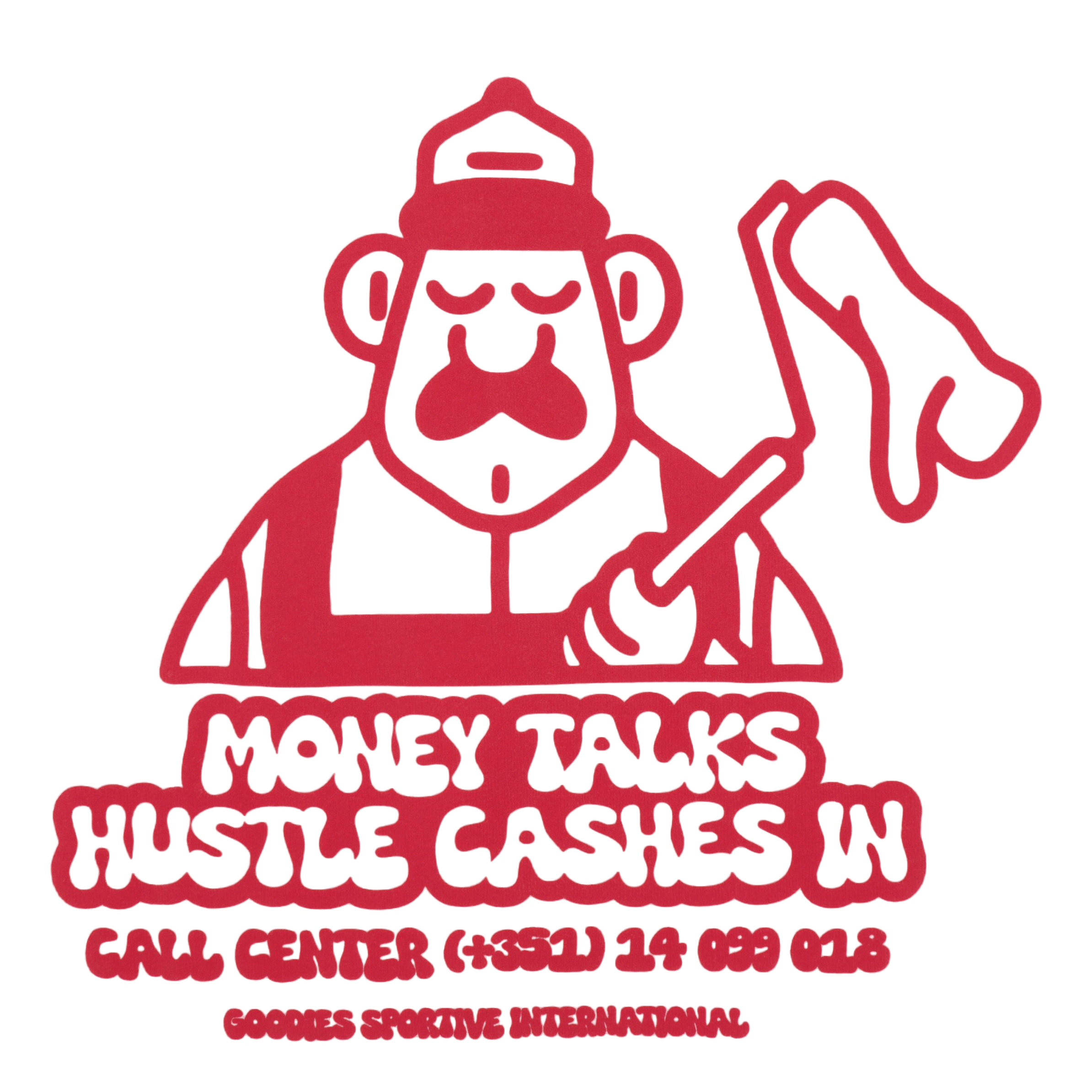 Goodies Sportive Money Talks Tee White