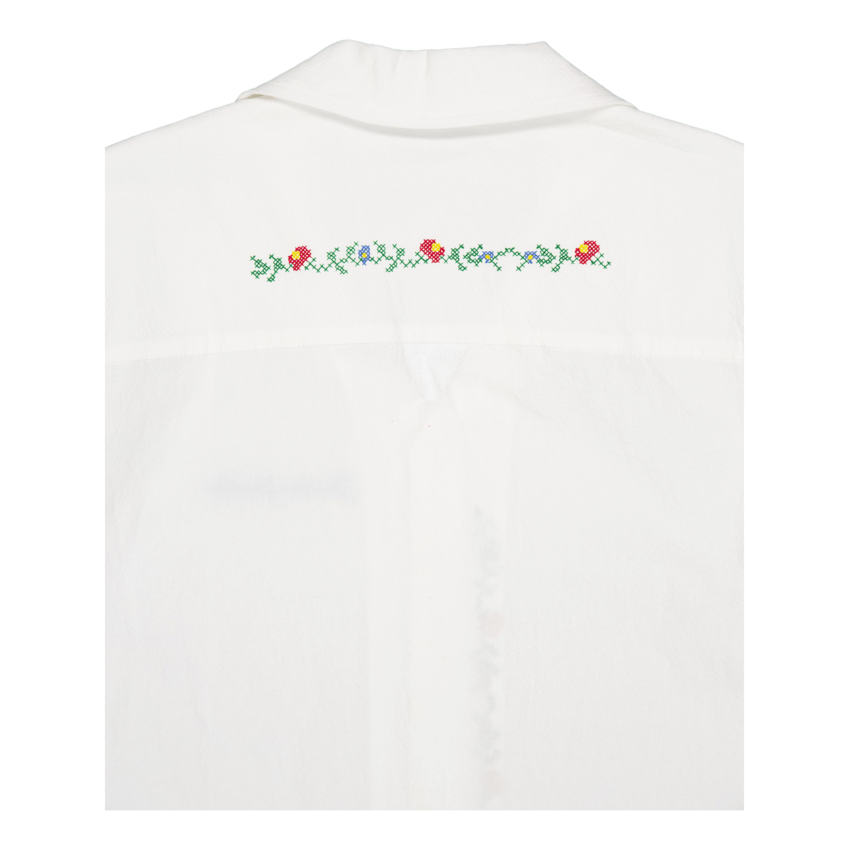 Goodies Sportive Chardonnay Flower Shirt White