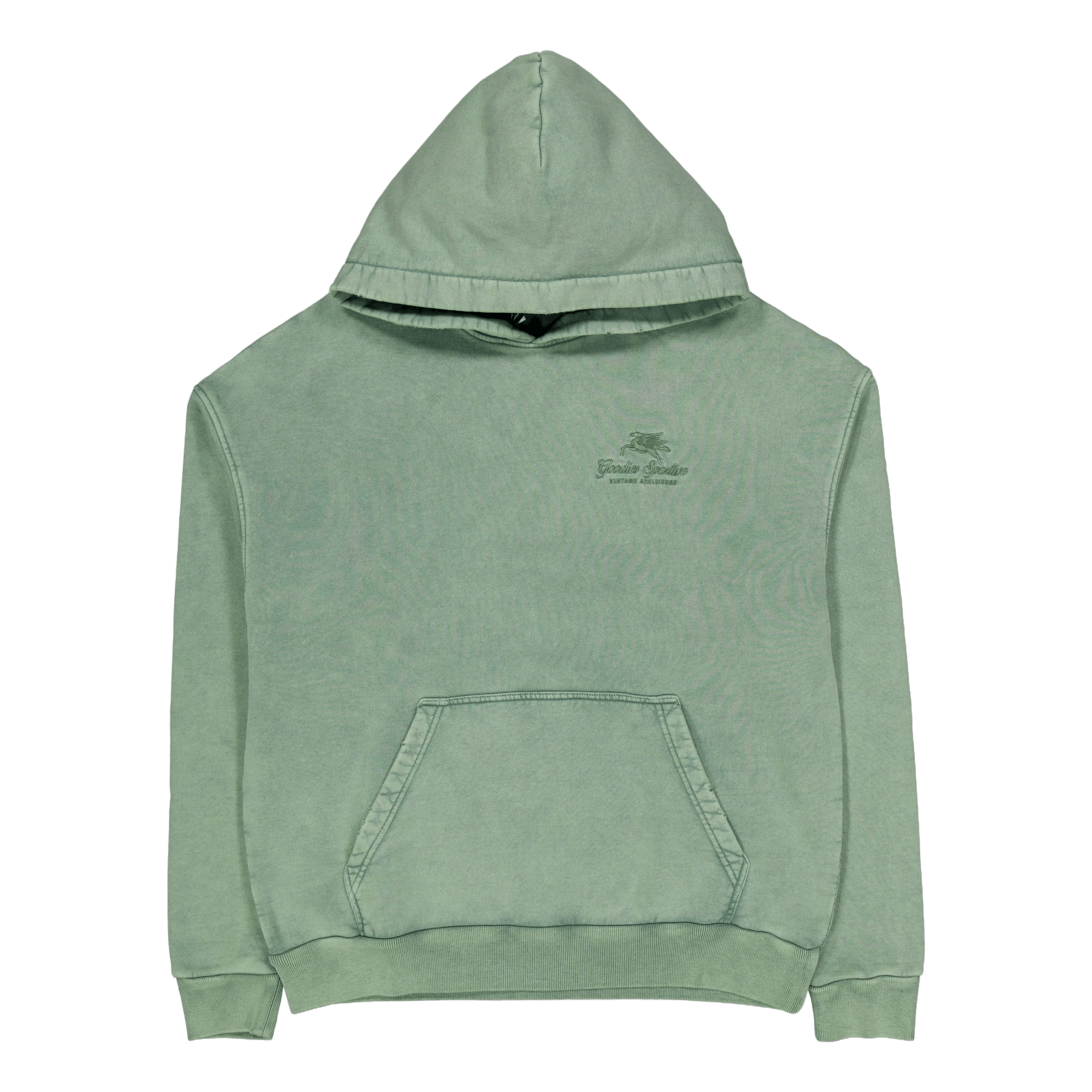 Goodies Sportive 550gms Premium Boxy Hoodie Green