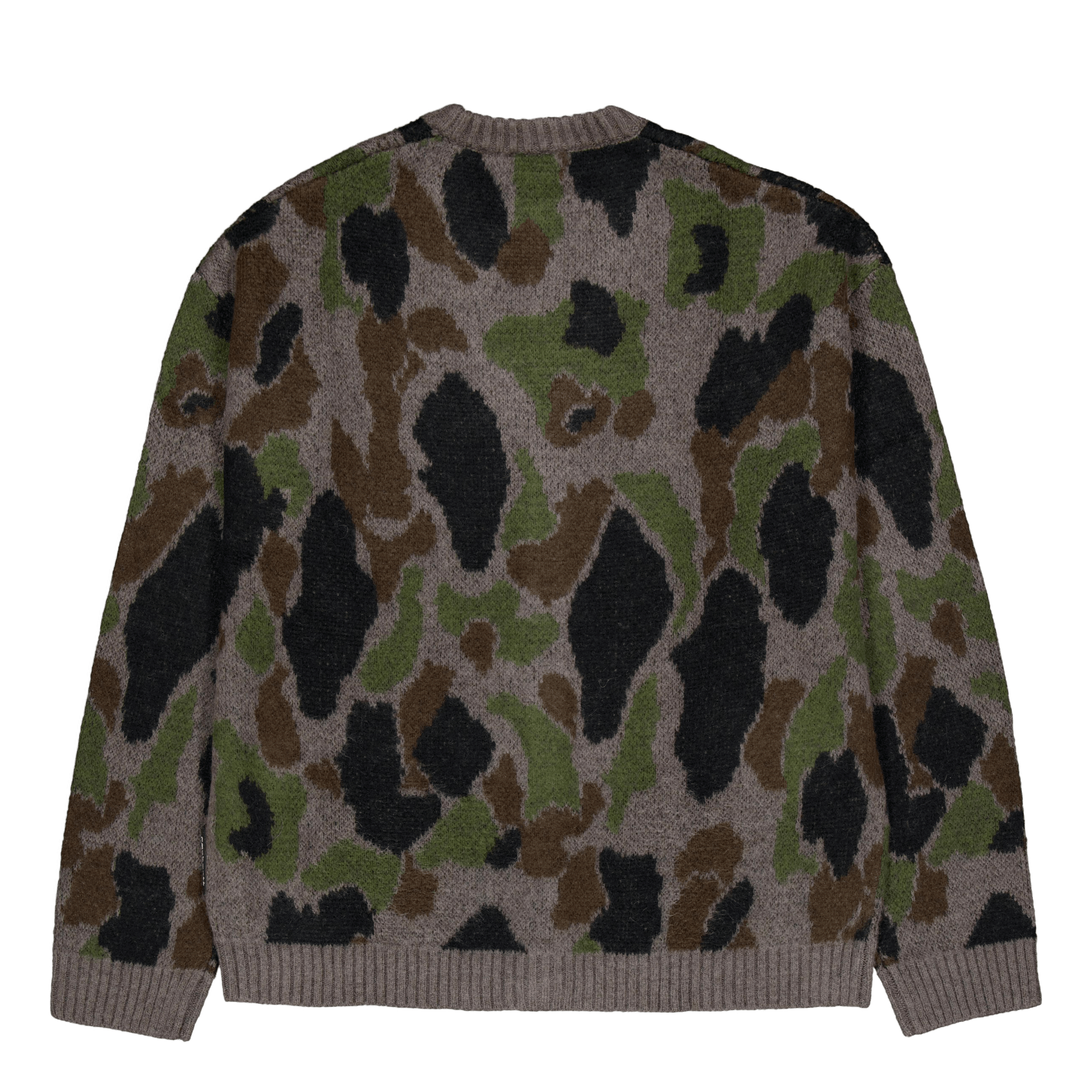 Carhartt WIP Merton Cardigan Camo Duck Jacquard, Grey