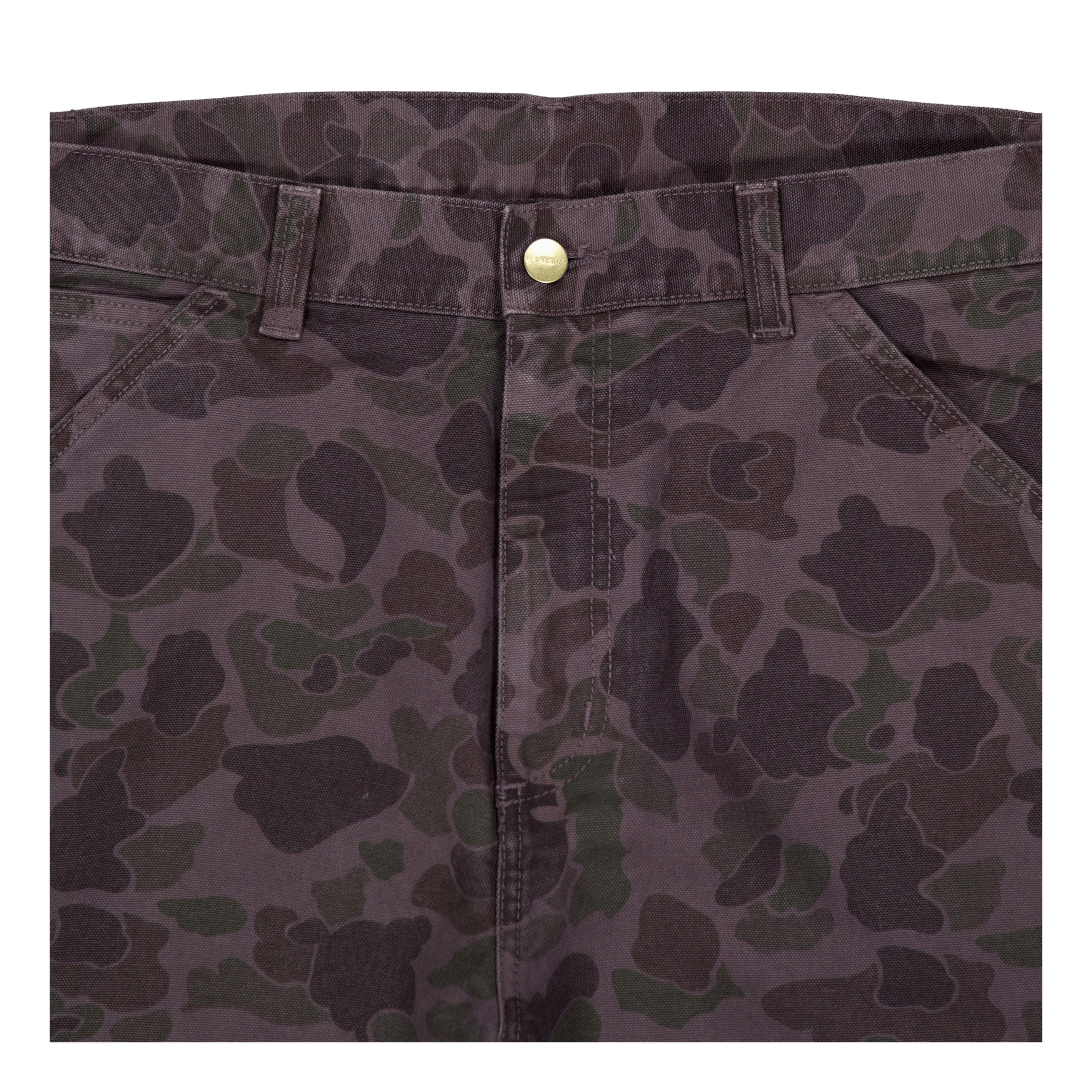 Carhartt WIP Duck Single Knee Pant Camo Duck, Green / Graphite