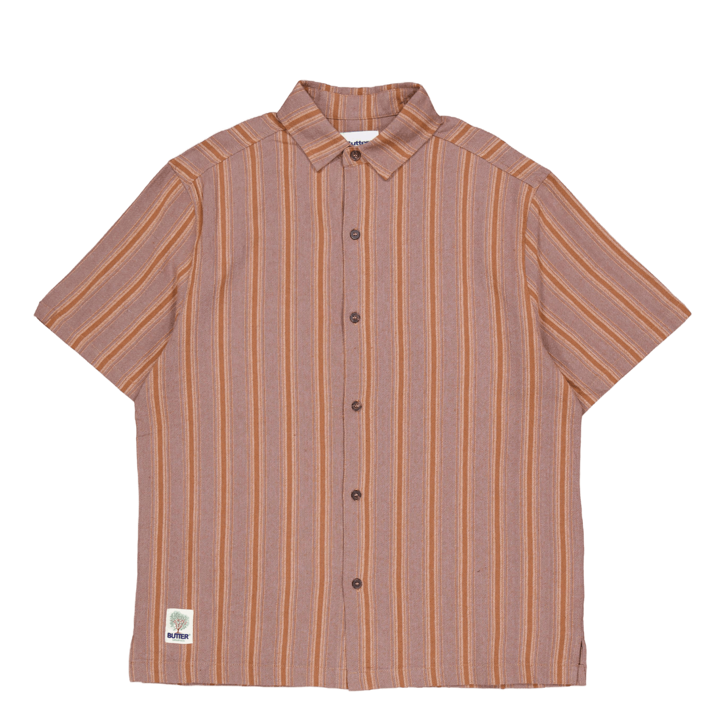 Butter Goods Terrace S/s Shirt Terracotta / Steel