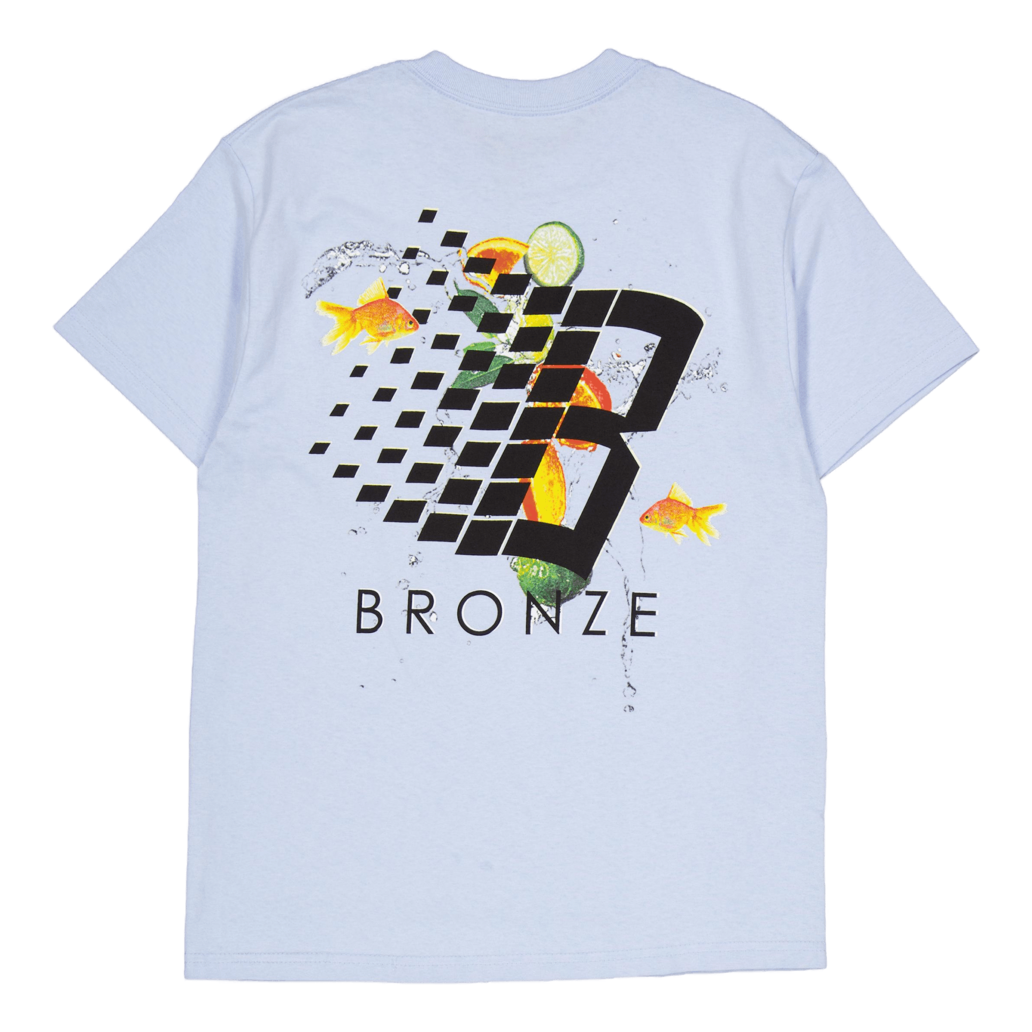 Bronze Citrus Logo Tee Powder Blue