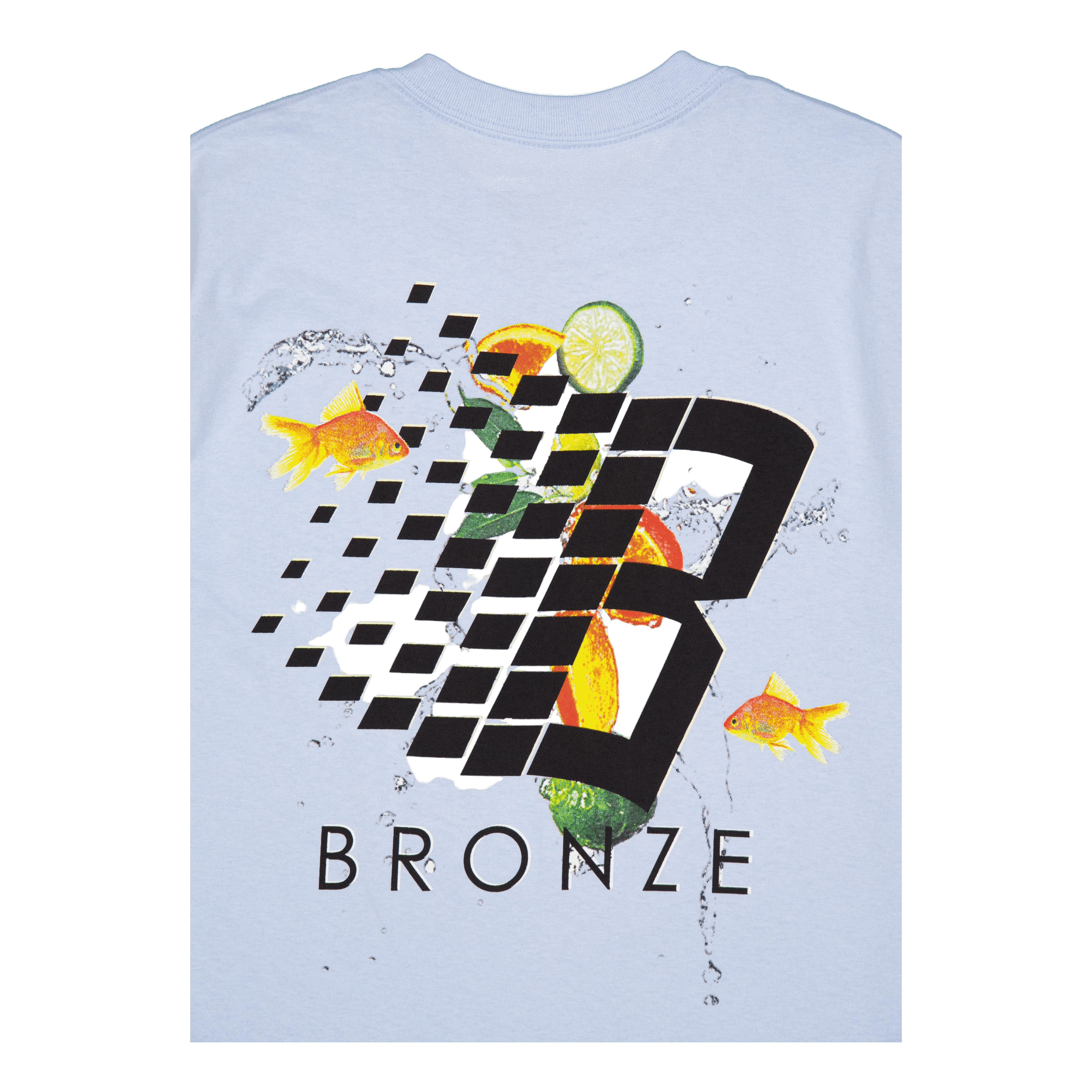 Bronze Citrus Logo Tee Powder Blue